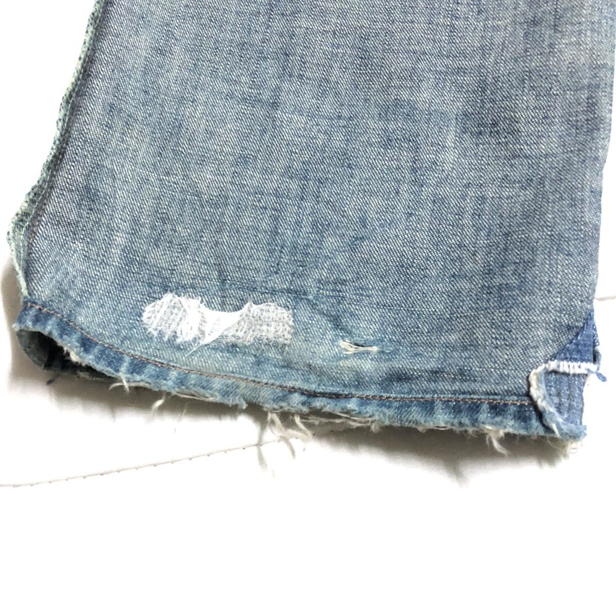 Japanese Brand RNA Japan Patchwork/Shashiko Distressed Denim Size US 30 / EU 46 - 22 Thumbnail