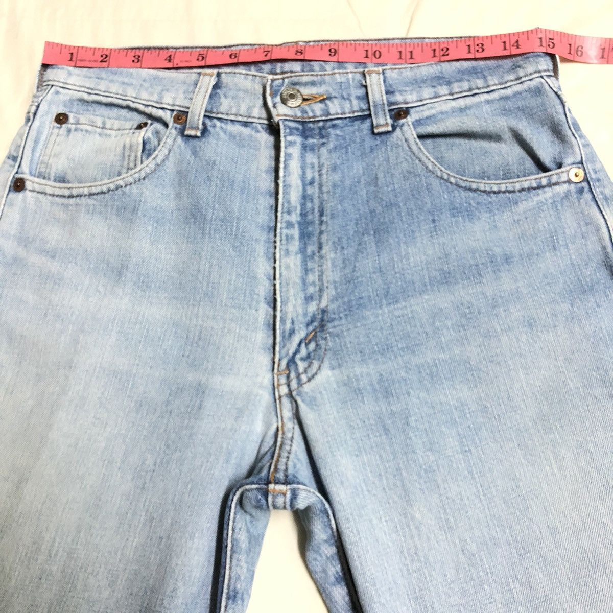 Levi's × Vintage Vintage Levi’s Buckleback Capital e Non Selvedge Size US 30 / EU 46 - 6 Thumbnail
