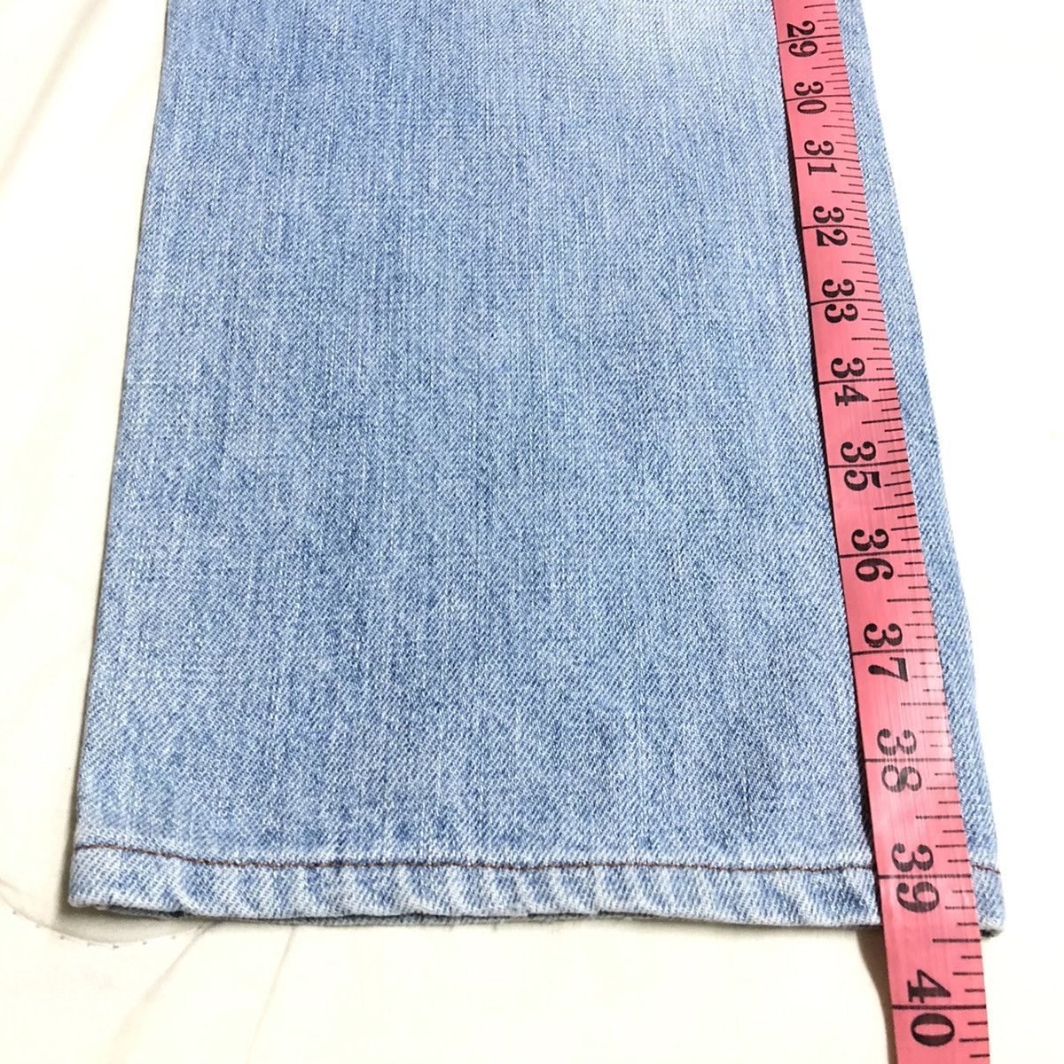 Levi's × Vintage Vintage Levi’s Buckleback Capital e Non Selvedge Size US 30 / EU 46 - 8 Thumbnail