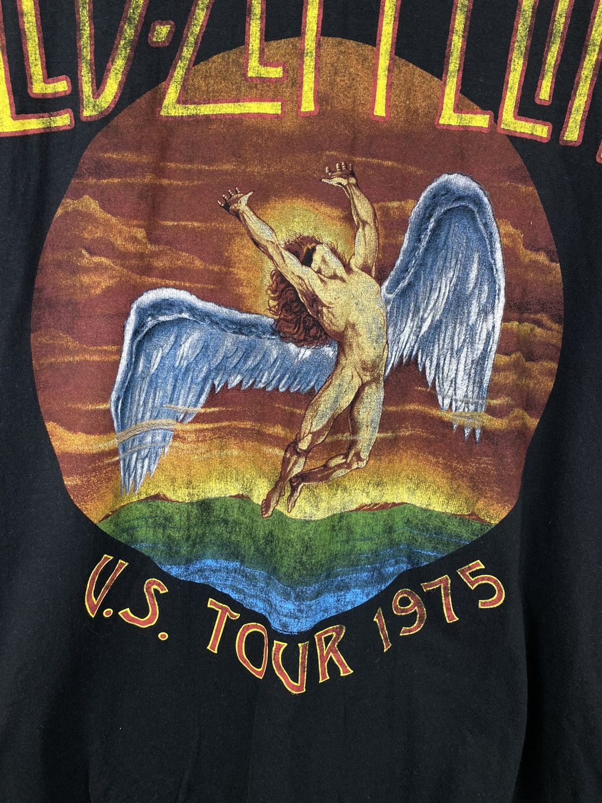 Band Tees Mens Vintage Led Zeppelin T Shirt rock band tee Size US XL / EU 56 / 4 - 3 Thumbnail