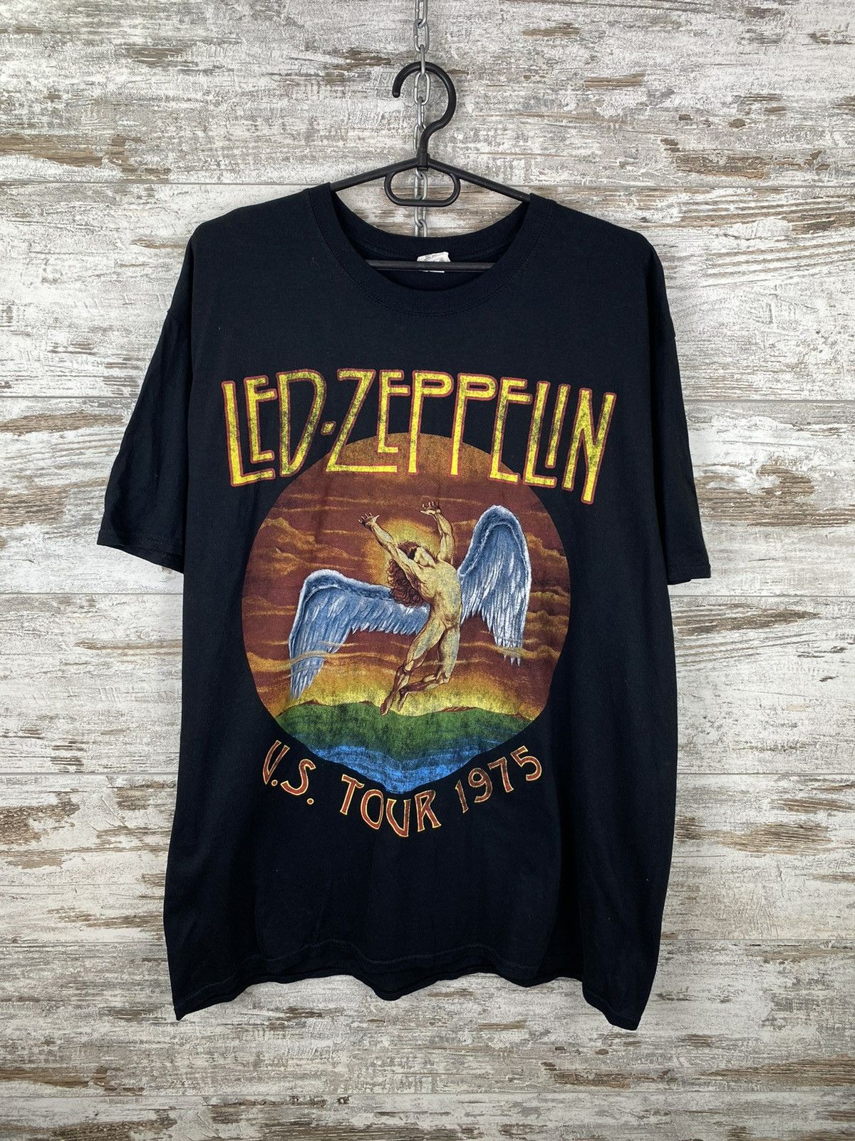 Band Tees Mens Vintage Led Zeppelin T Shirt rock band tee Size US XL / EU 56 / 4 - 1 Thumbnail