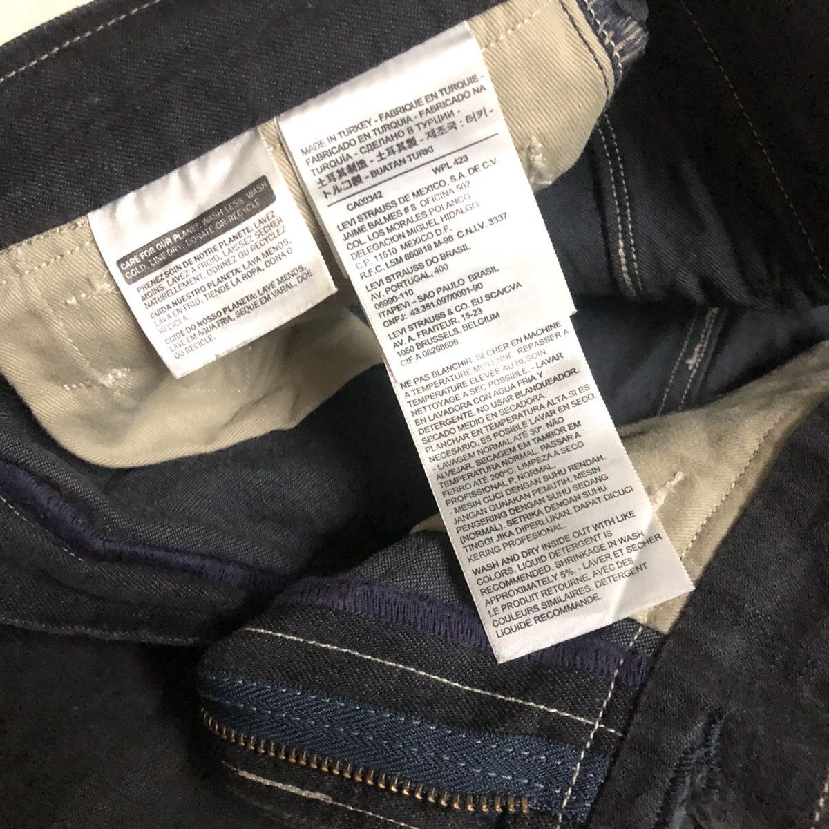 Levi's Made & Crafted × Levi's Vintage Clothing Levi’s 508 Black Tab Denim Size US 29 - 2 Thumbnail