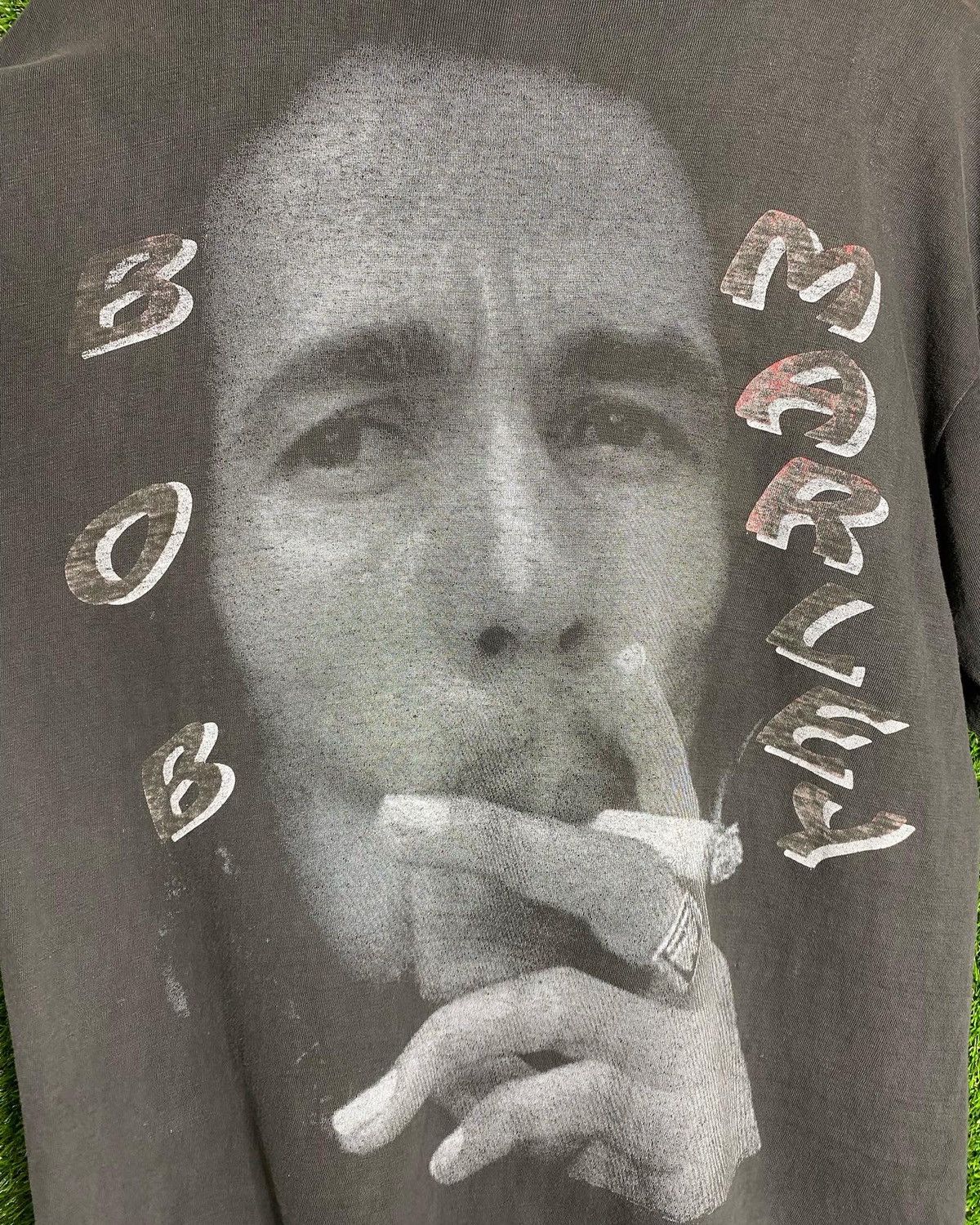 Rap Tees × Vintage 🚨Vintage Bob Marley Marijuana Weed Rap Tee T-Shirt Size US L / EU 52-54 / 3 - 5 Thumbnail