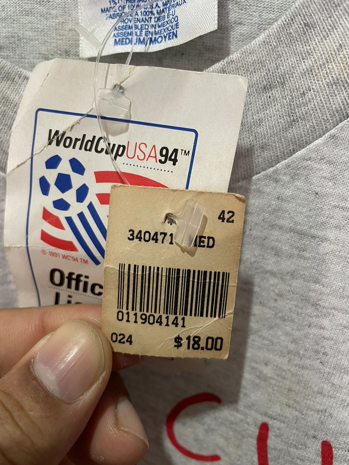 Vintage Vintage FIFA WORLD CUP 94 USA DeadStock Size US M / EU 48-50 / 2 - 5 Thumbnail