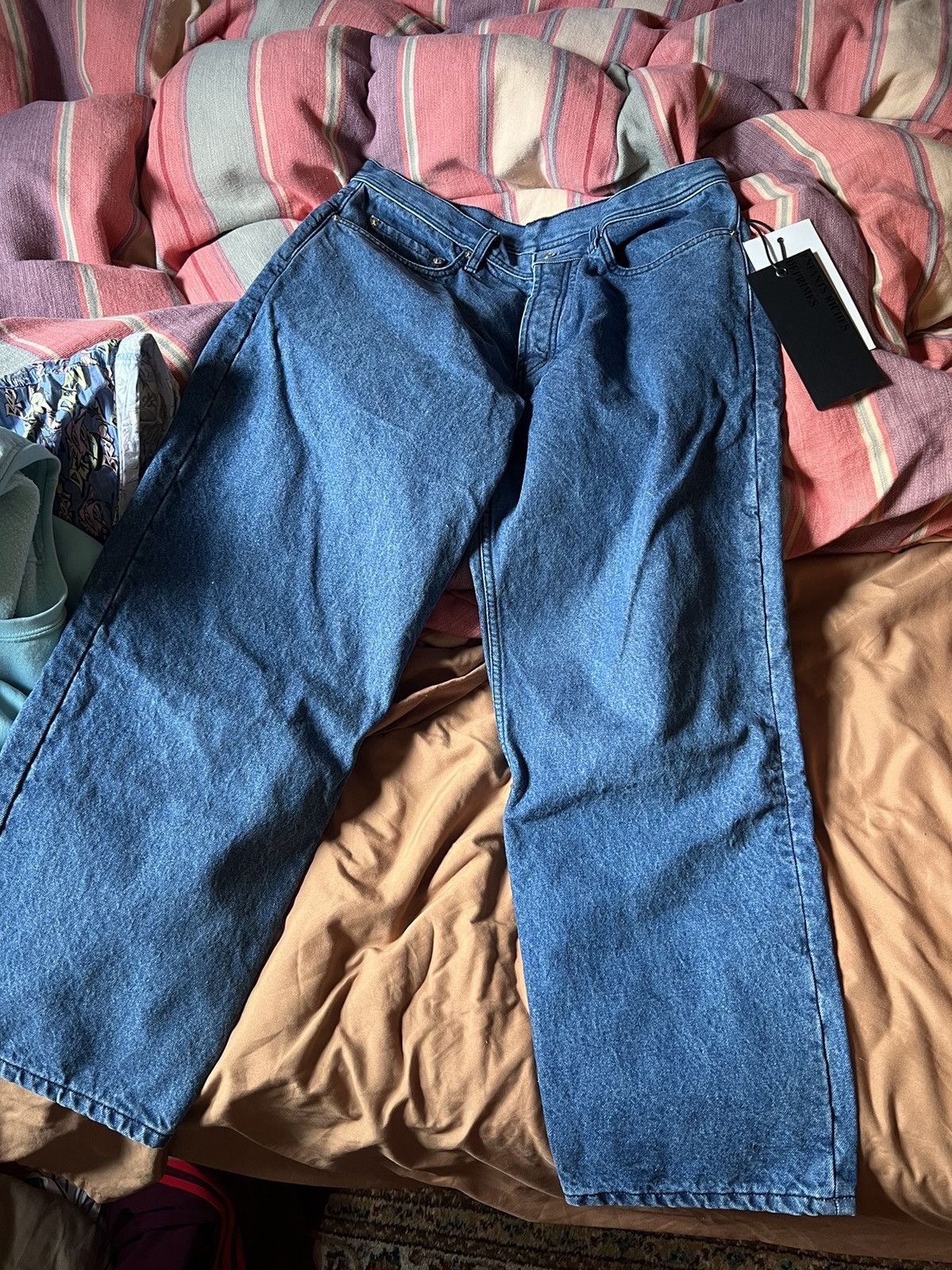 Enfants Riches Deprimes Enfant Riches Deprimes Blue Flannel Lined Jeans Size US 34 / EU 50 - 7 Thumbnail