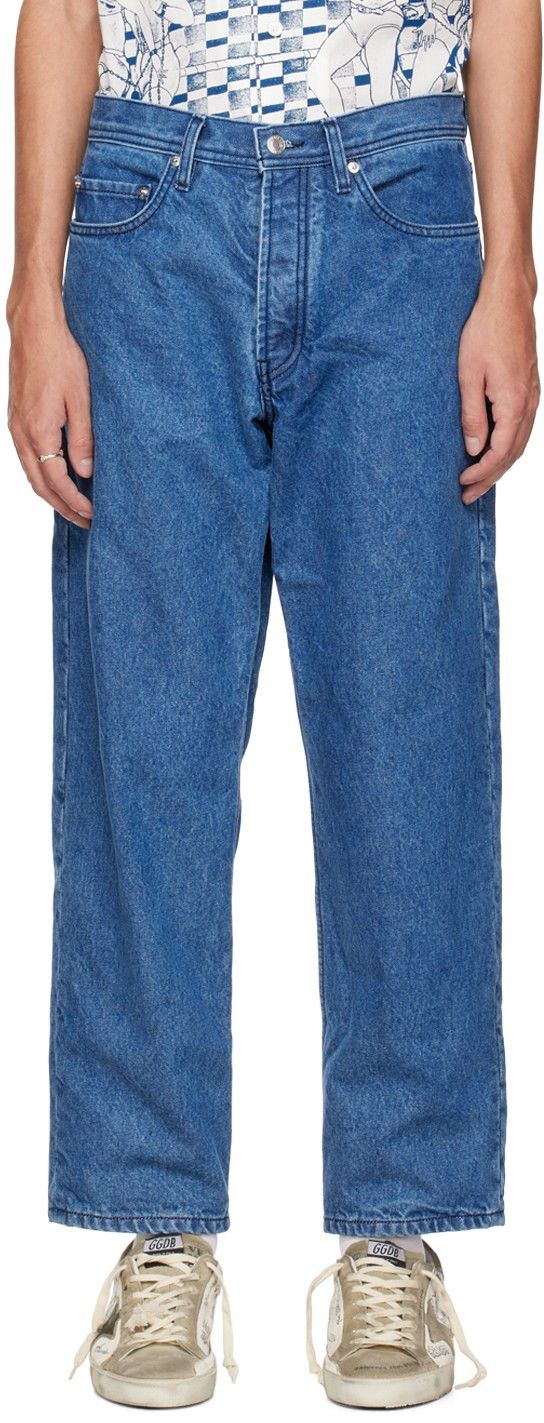 Enfants Riches Deprimes Enfant Riches Deprimes Blue Flannel Lined Jeans Size US 34 / EU 50 - 1 Thumbnail