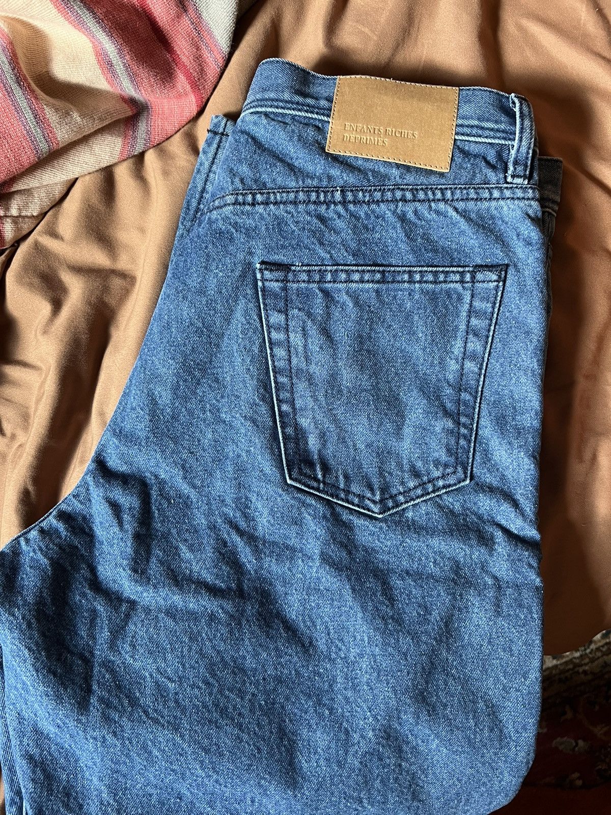 Enfants Riches Deprimes Enfant Riches Deprimes Blue Flannel Lined Jeans Size US 34 / EU 50 - 6 Thumbnail
