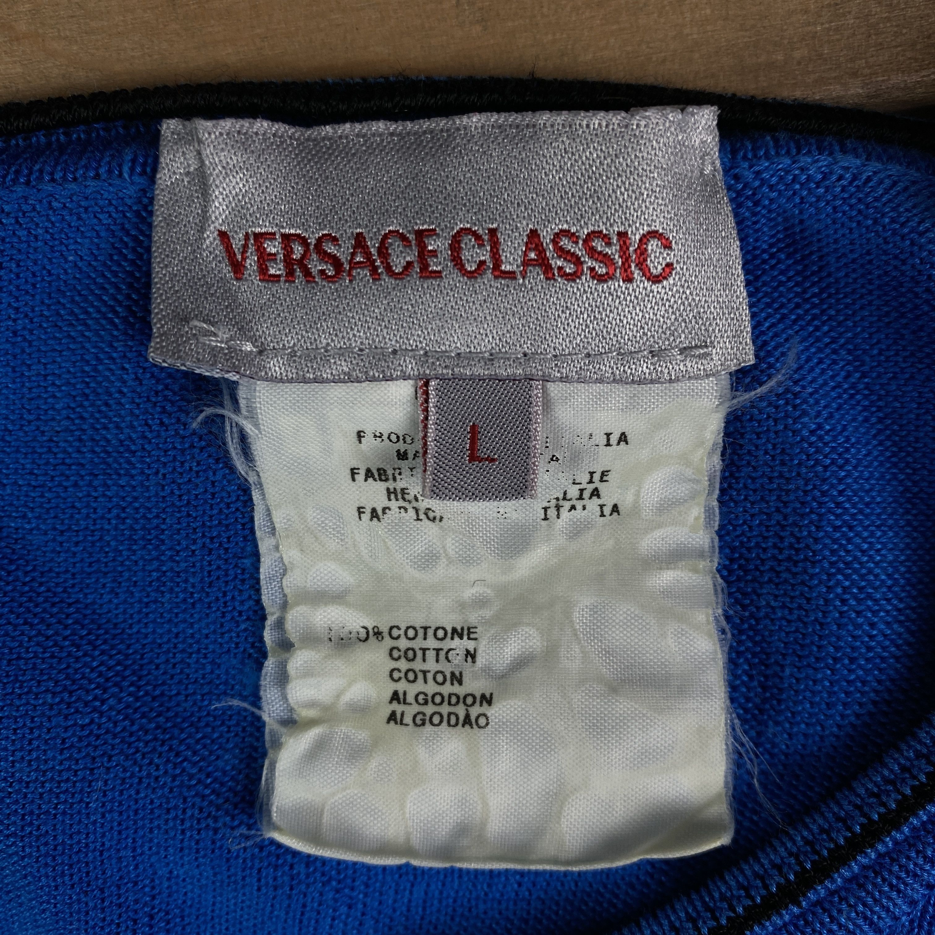 Versace × Vintage Mens Jumper Sweatshirt Versace Classic Size L Size US L / EU 52-54 / 3 - 4 Thumbnail