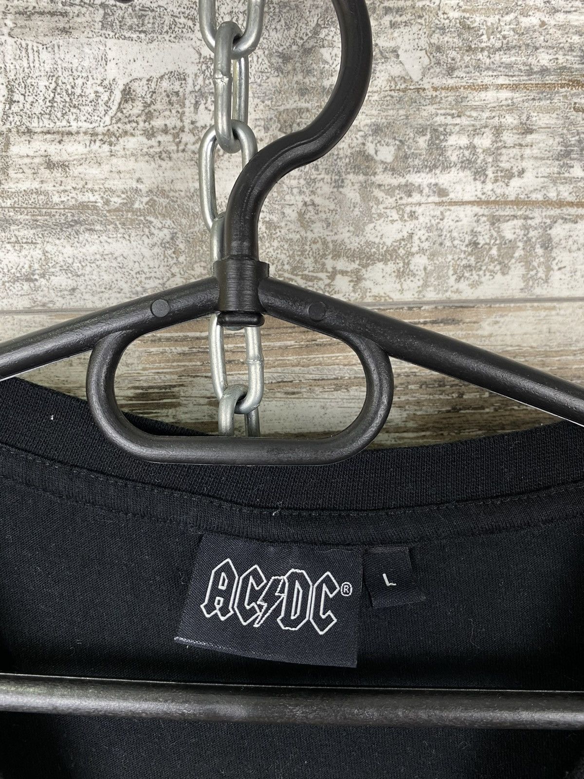 AC/DC × Vintage Mens Vintage AC/DC T Shirt rock band tee Back in Black Size US L / EU 52-54 / 3 - 5 Thumbnail