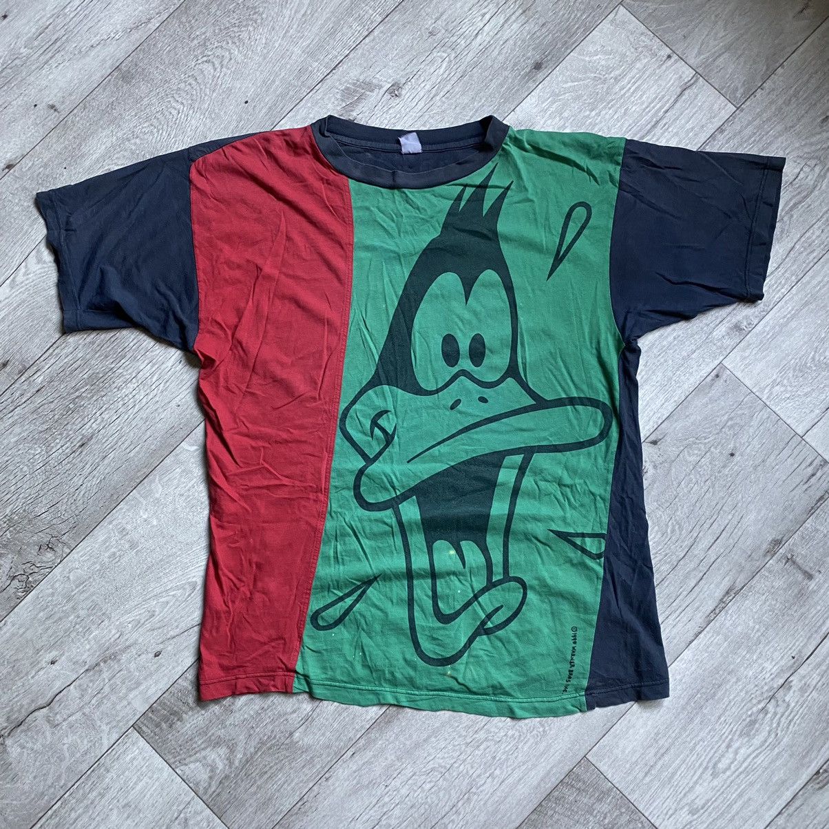 Disney VINTAGE 90s WARNER BROS DAFFY DUCK T SHIRT Size US L / EU 52-54 / 3 - 1 Thumbnail