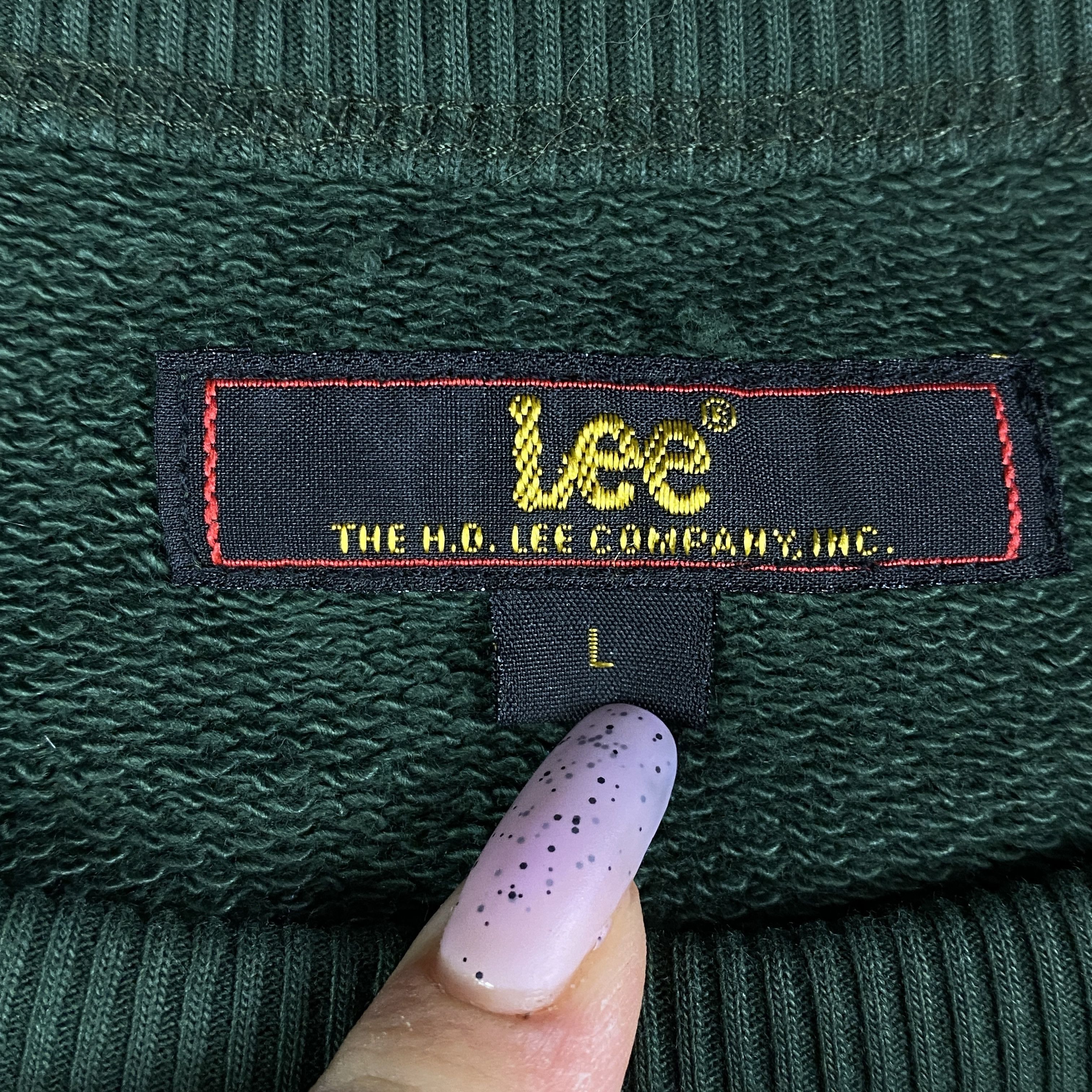 Lee × Vintage Mens Sweatshirt Big Logo Lee Vintage Size L Size US L / EU 52-54 / 3 - 4 Thumbnail