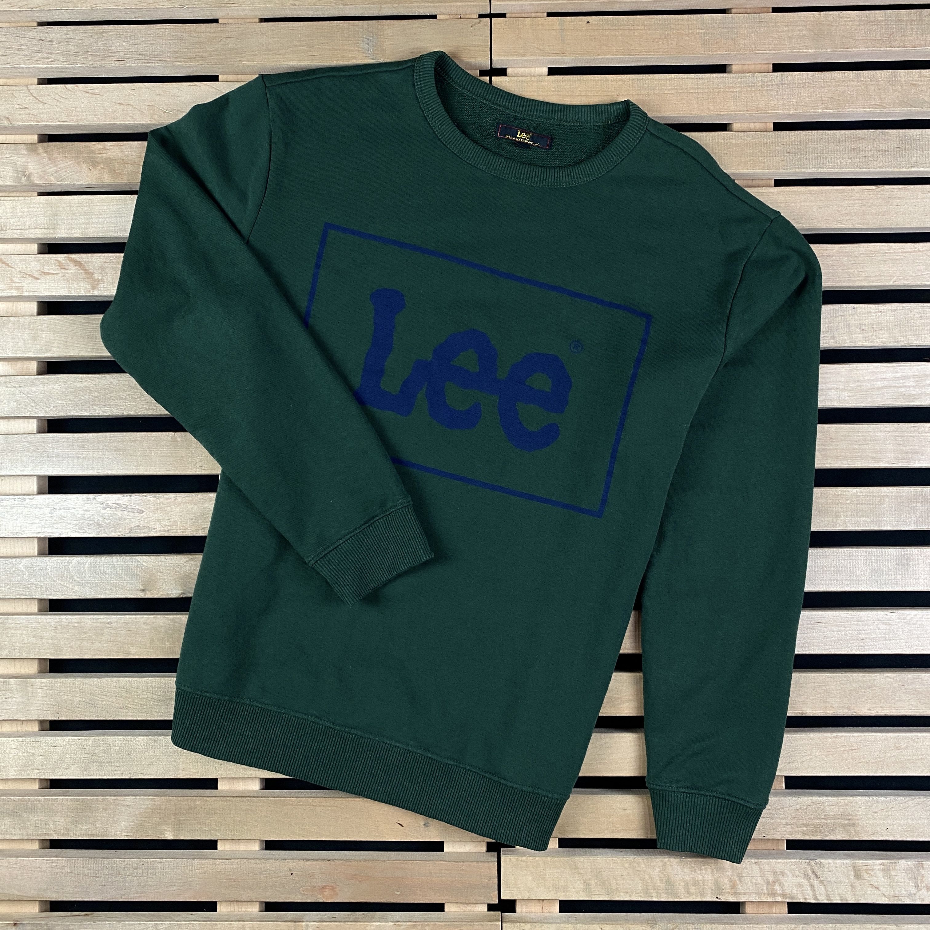 Lee × Vintage Mens Sweatshirt Big Logo Lee Vintage Size L Size US L / EU 52-54 / 3 - 1 Thumbnail