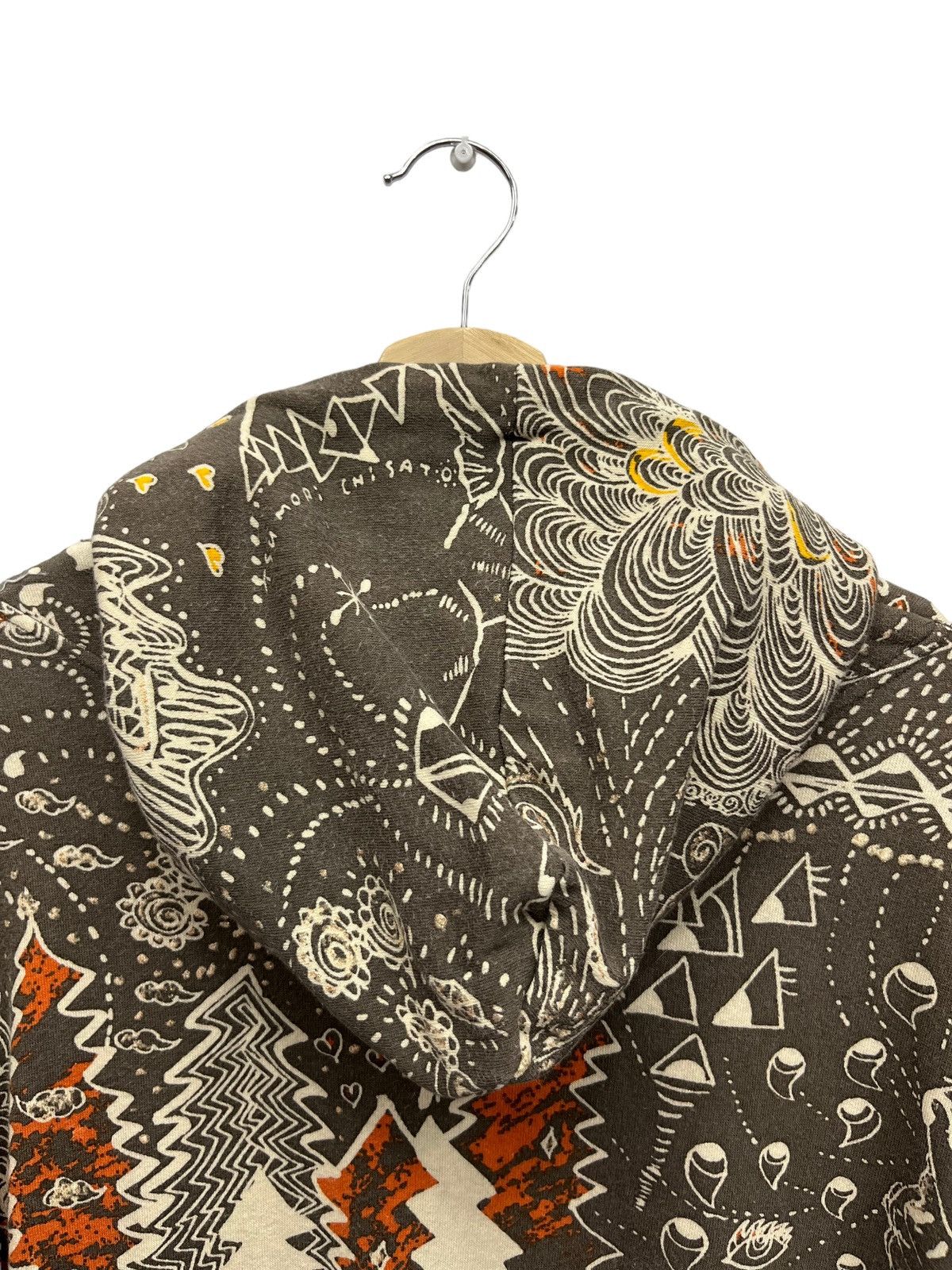 Issey Miyake VERY RARE🔥TSUMORI CHISATO Abstract Indian Art Zipper Hoodie Size US M / EU 48-50 / 2 - 19 Thumbnail