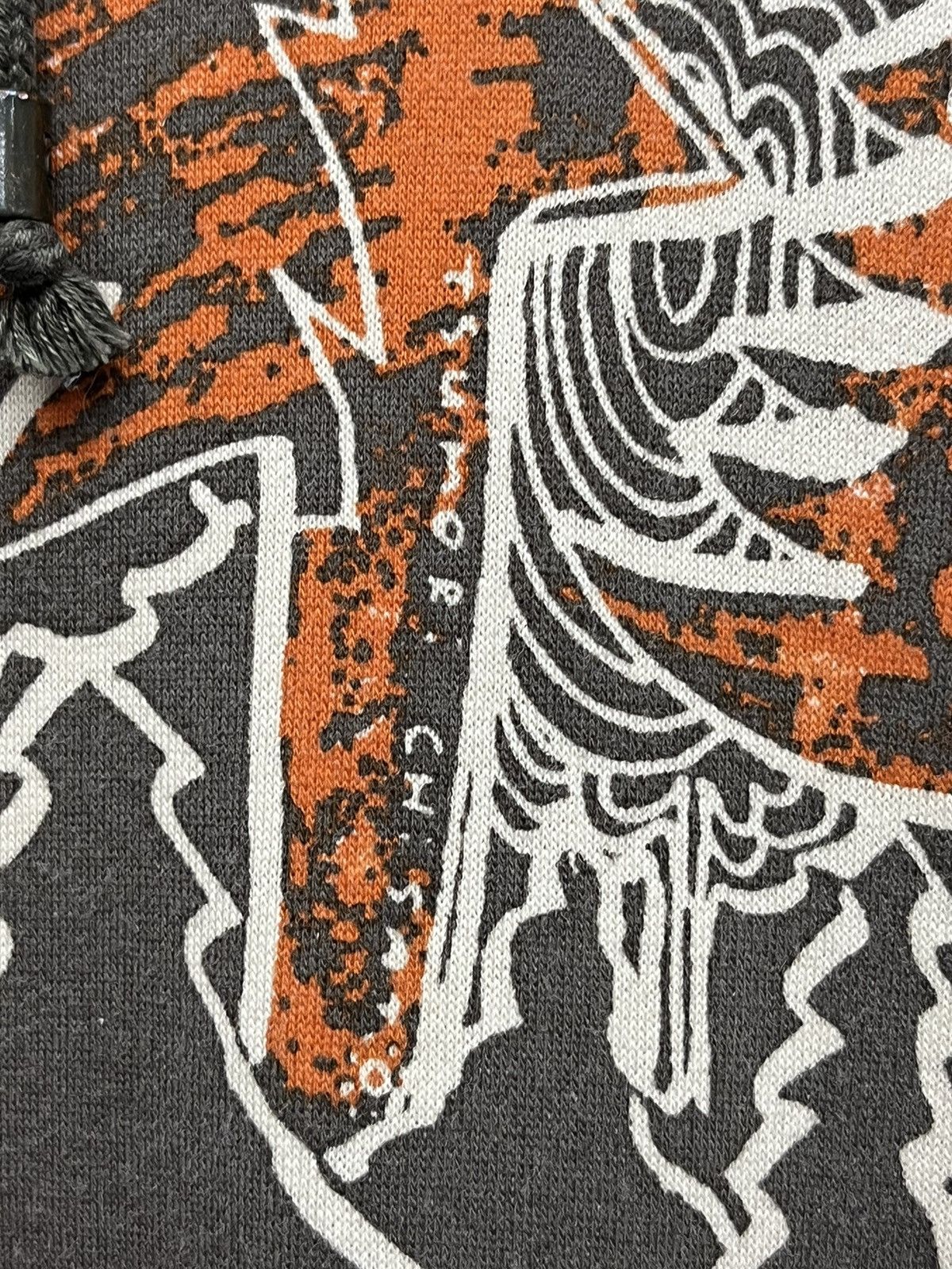 Issey Miyake VERY RARE🔥TSUMORI CHISATO Abstract Indian Art Zipper Hoodie Size US M / EU 48-50 / 2 - 6 Thumbnail