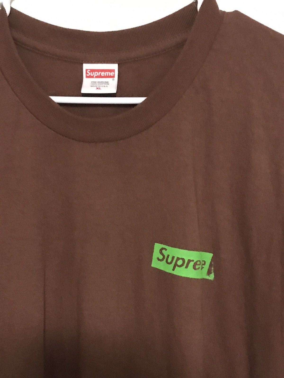 Supreme Supreme No More Shit Tee Size US XL / EU 56 / 4 - 2 Thumbnail