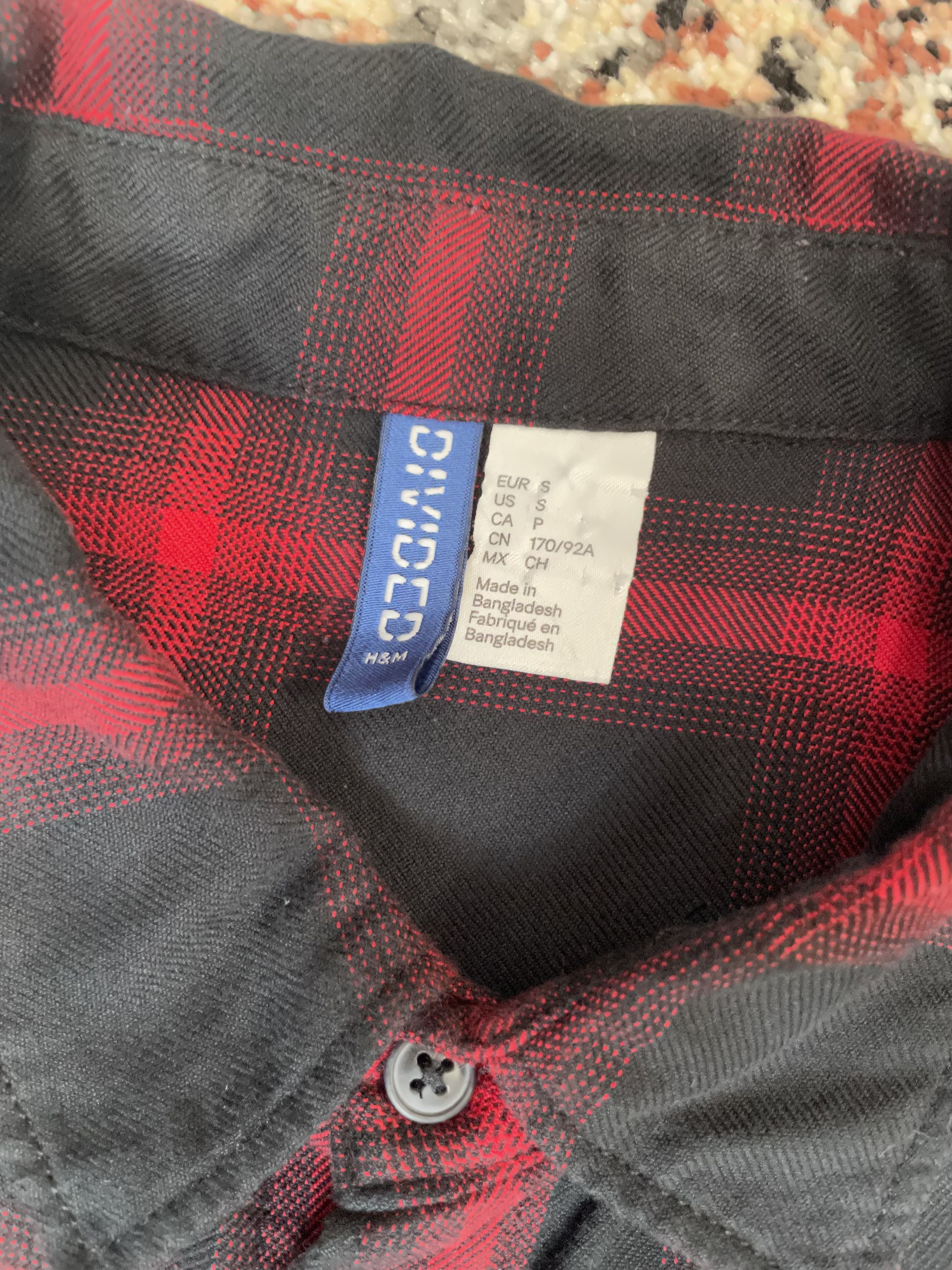 H&M H&M - Red Black Plaid button up Size US S / EU 44-46 / 1 - 3 Thumbnail