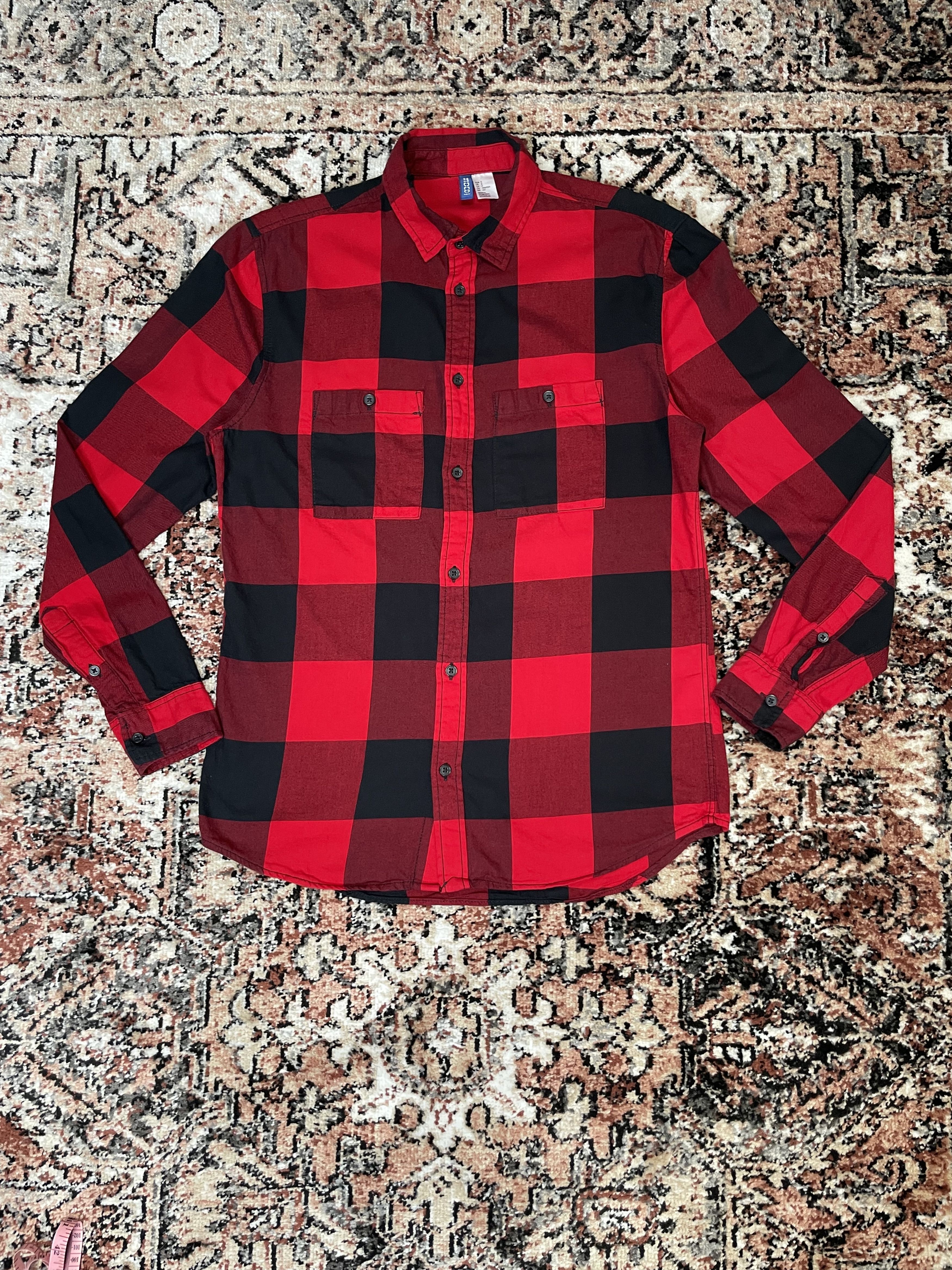 H&M H&M - Red and Black plaid flannel Size US S / EU 44-46 / 1 - 1 Thumbnail