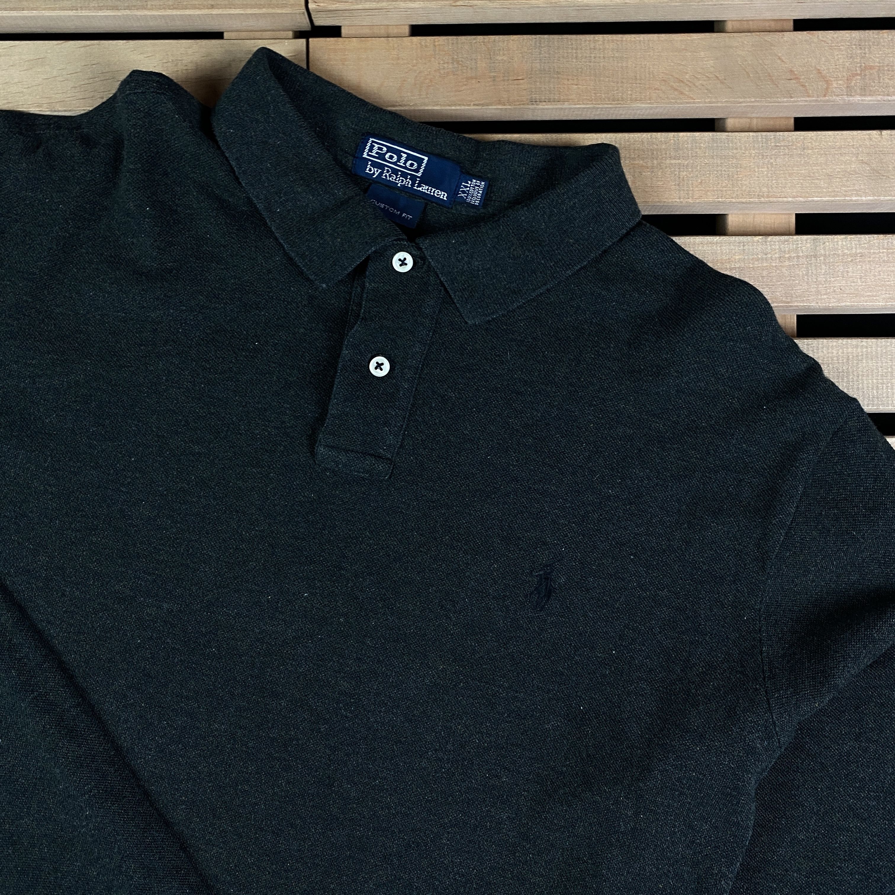 Polo Ralph Lauren × Ralph Lauren × Vintage Mens Polo Ralph Lauren Vintage Long Sleeve Size XXL Size US XXL / EU 58 / 5 - 2 Thumbnail