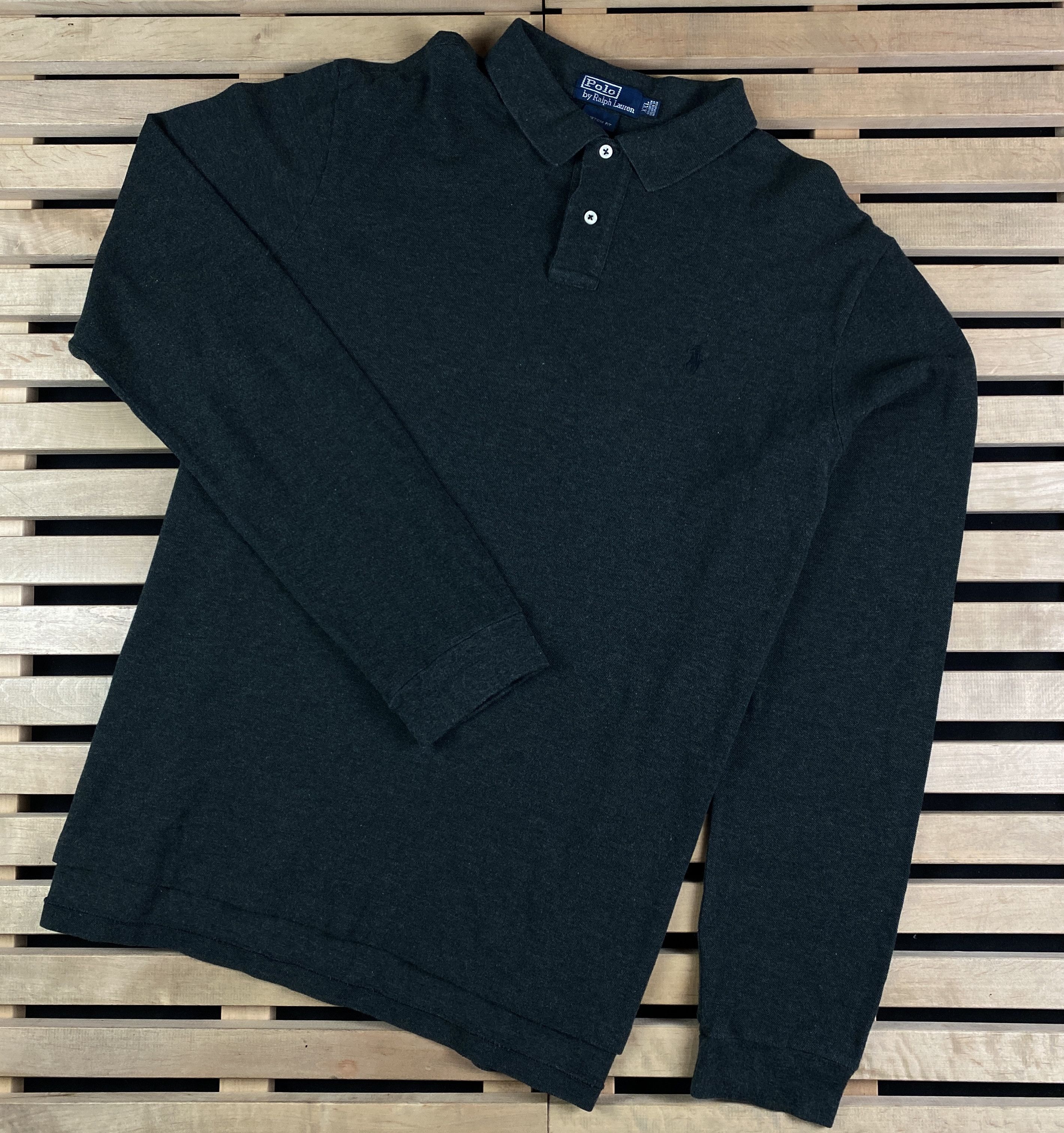 Polo Ralph Lauren × Ralph Lauren × Vintage Mens Polo Ralph Lauren Vintage Long Sleeve Size XXL Size US XXL / EU 58 / 5 - 1 Thumbnail