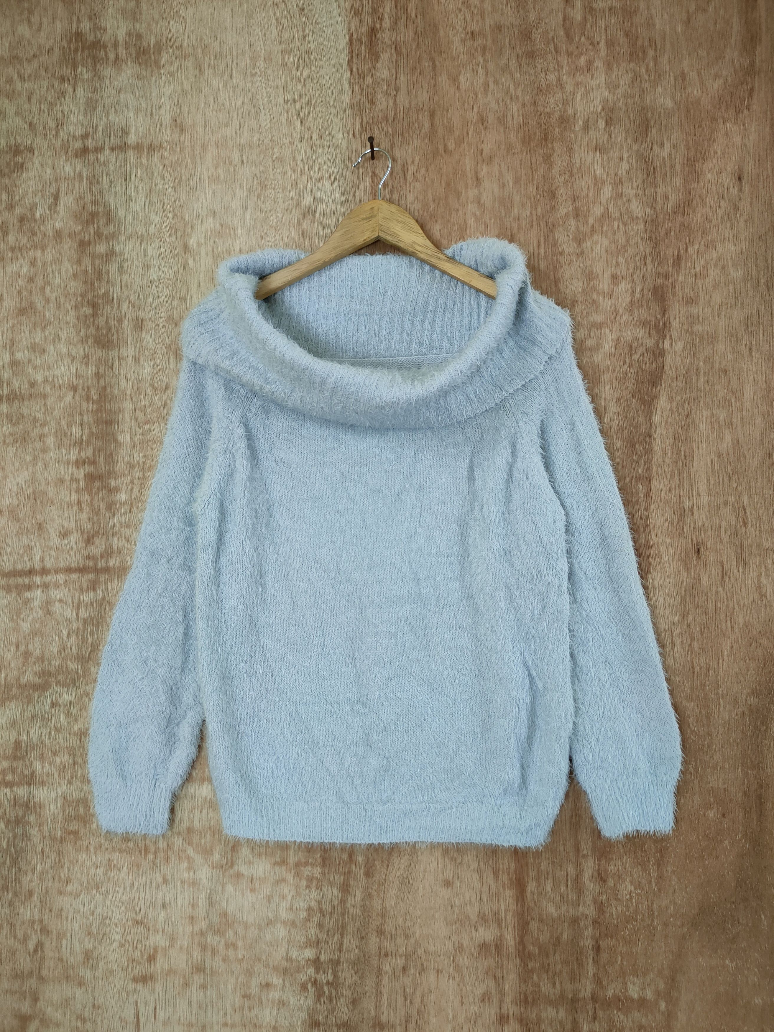 Homespun Knitwear DL Holiday Holic mohair soft fur shag knitwear japan #46-505 Size US S / EU 44-46 / 1 - 1 Thumbnail