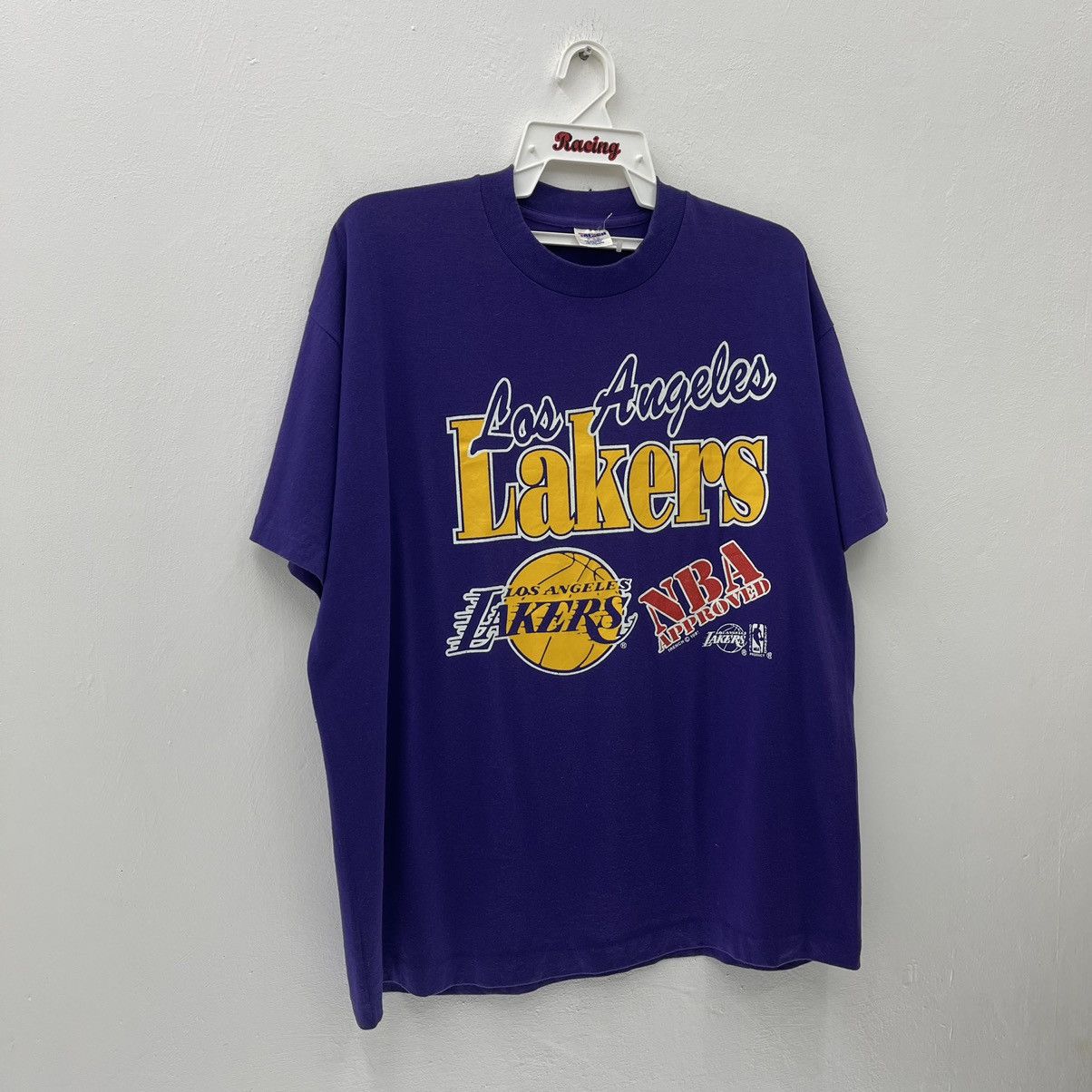 NBA Vintage 90s T-Shirt Los Angeles Lakers Nba Kobe Bryant Team Size US XL / EU 56 / 4 - 4 Thumbnail