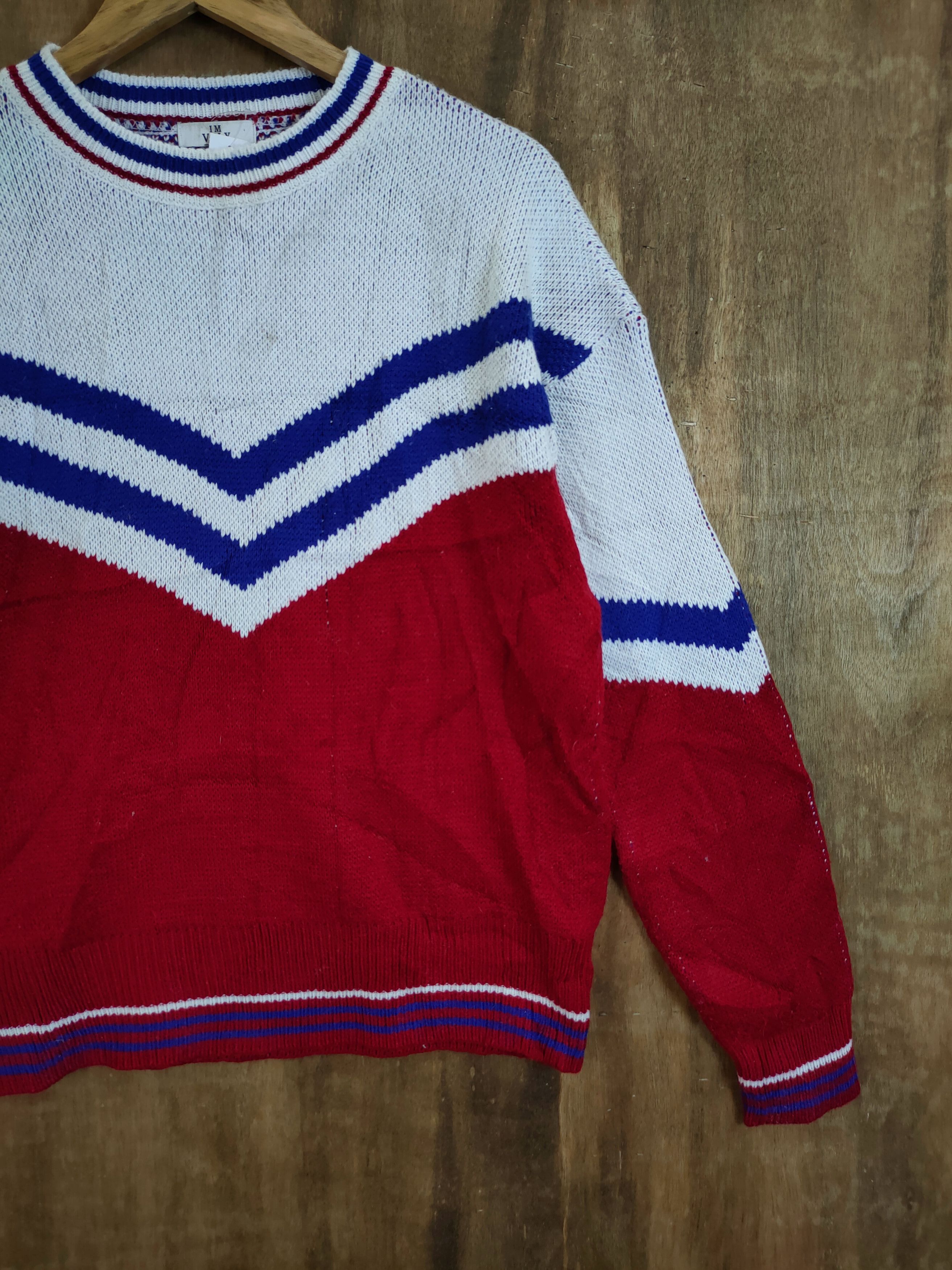 Vintage Im Vely homespun knitwear winter sweatshirt #46-611 Size US M / EU 48-50 / 2 - 3 Thumbnail