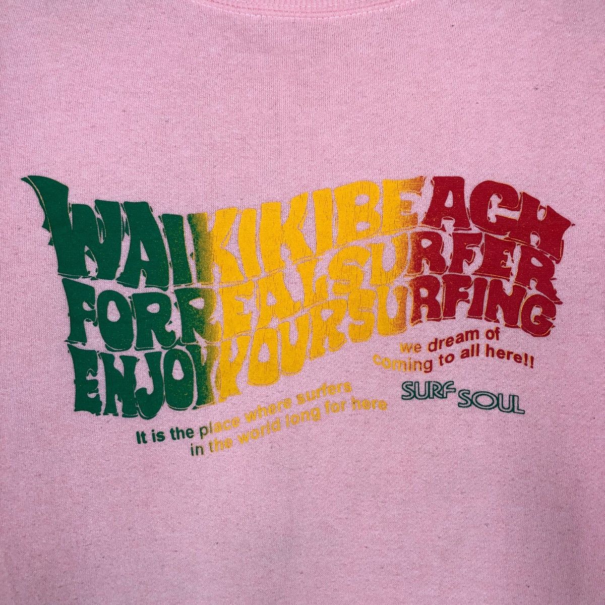 Vintage Vintage Hawaiian Rastafari Style Spellout Surfing Sweatshirt Size US L / EU 52-54 / 3 - 4 Thumbnail