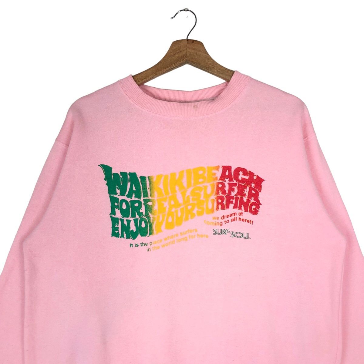 Vintage Vintage Hawaiian Rastafari Style Spellout Surfing Sweatshirt Size US L / EU 52-54 / 3 - 3 Thumbnail