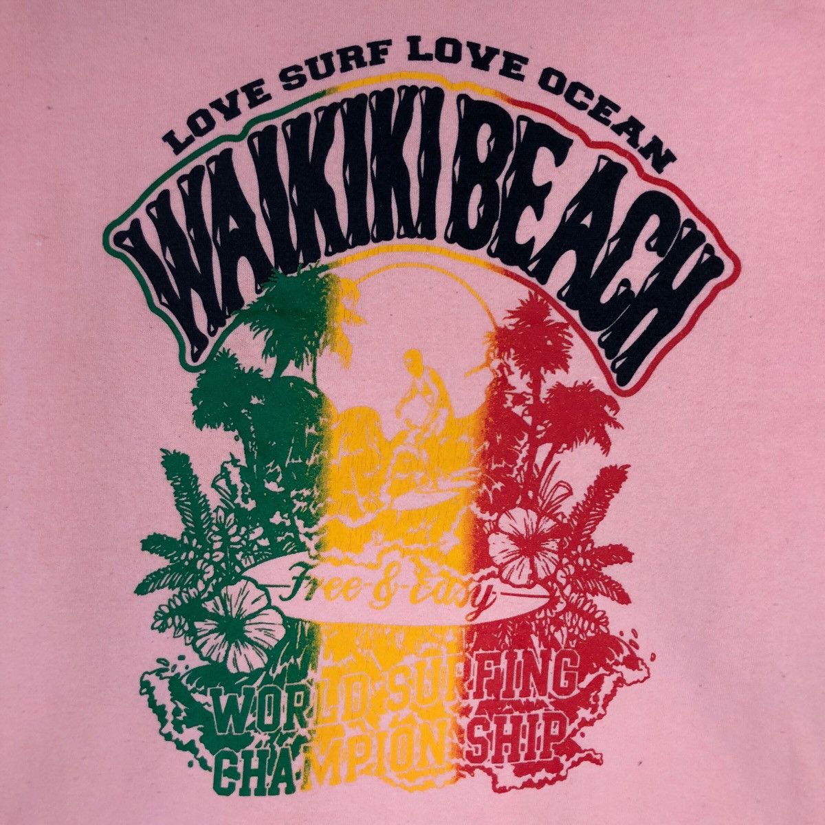 Vintage Vintage Hawaiian Rastafari Style Spellout Surfing Sweatshirt Size US L / EU 52-54 / 3 - 7 Thumbnail