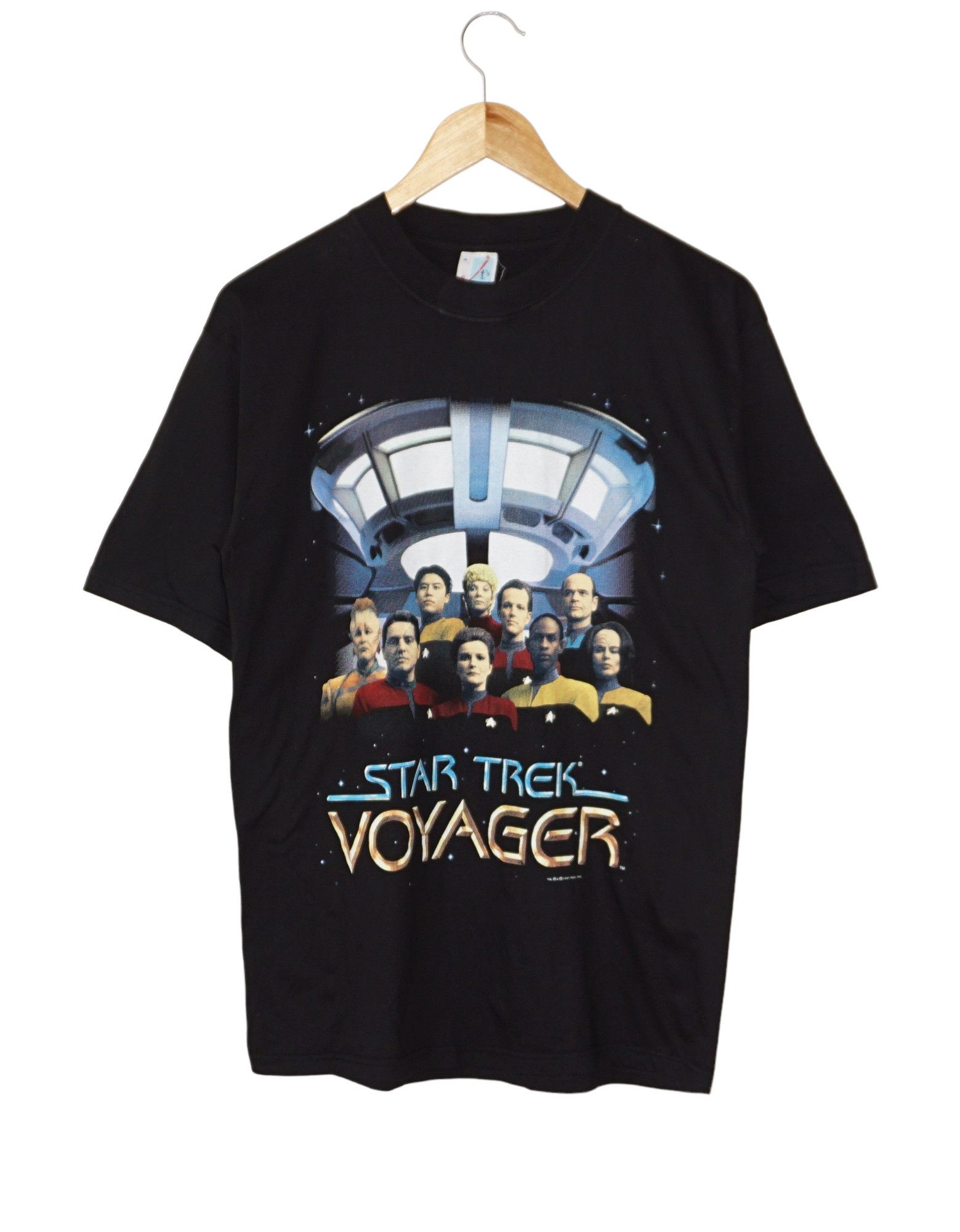 Vintage Star Trek Voyager 1995 Official Movie Vintage Tshirt Size US M / EU 48-50 / 2 - 1 Thumbnail