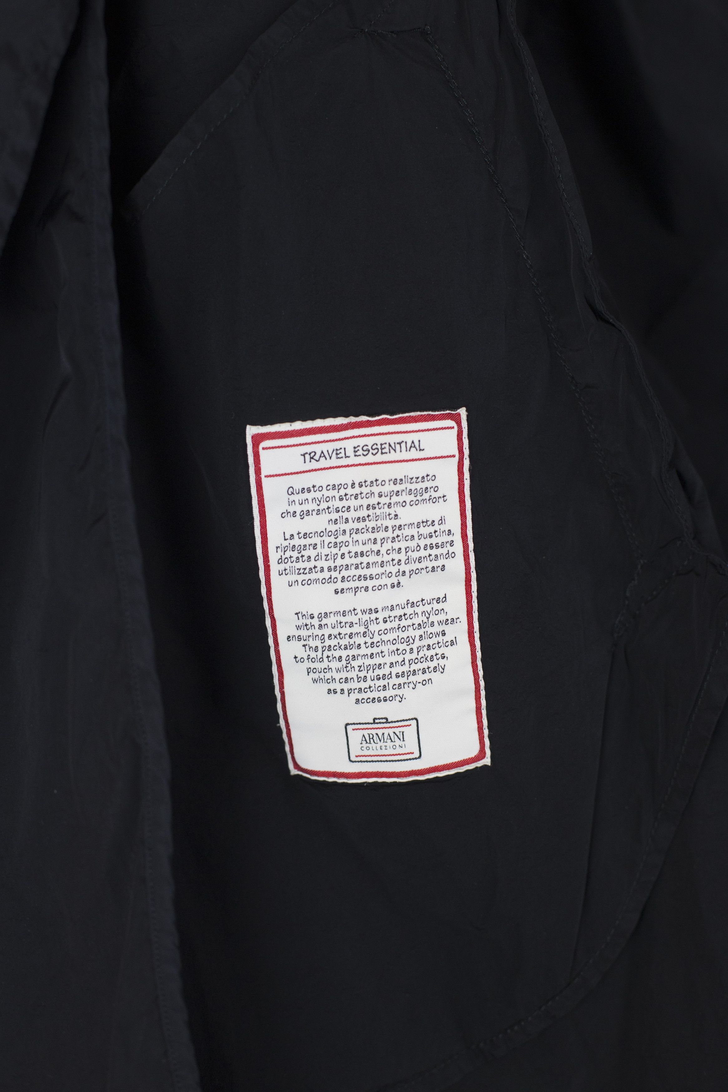 Armani New Armani Collezioni Raincoat Trench Coat Black Size 54 Size US L / EU 52-54 / 3 - 6 Thumbnail