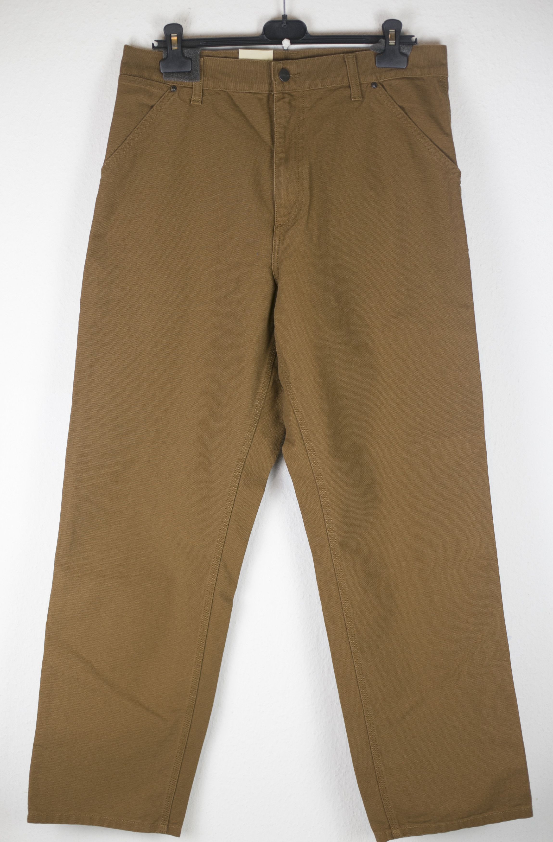 Carhartt Wip NWT Carhartt WIP SINGLE KNEE PANT Turner Brown W31 L32 Size US 31 - 3 Thumbnail