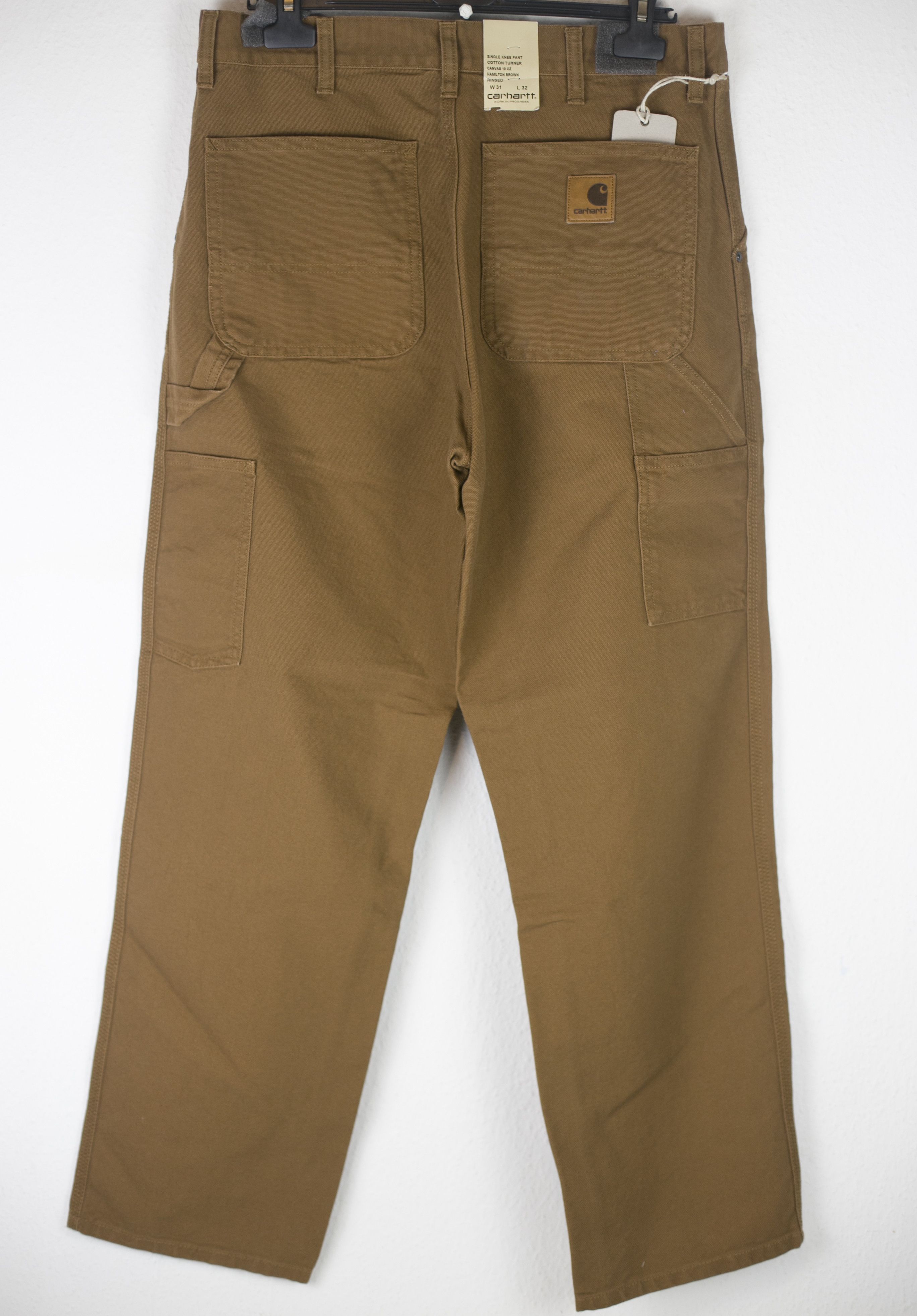 Image of NWT Carhartt Wip Single Knee Pant Turner Brown W31 L32 in Hamilton Brown, Men's