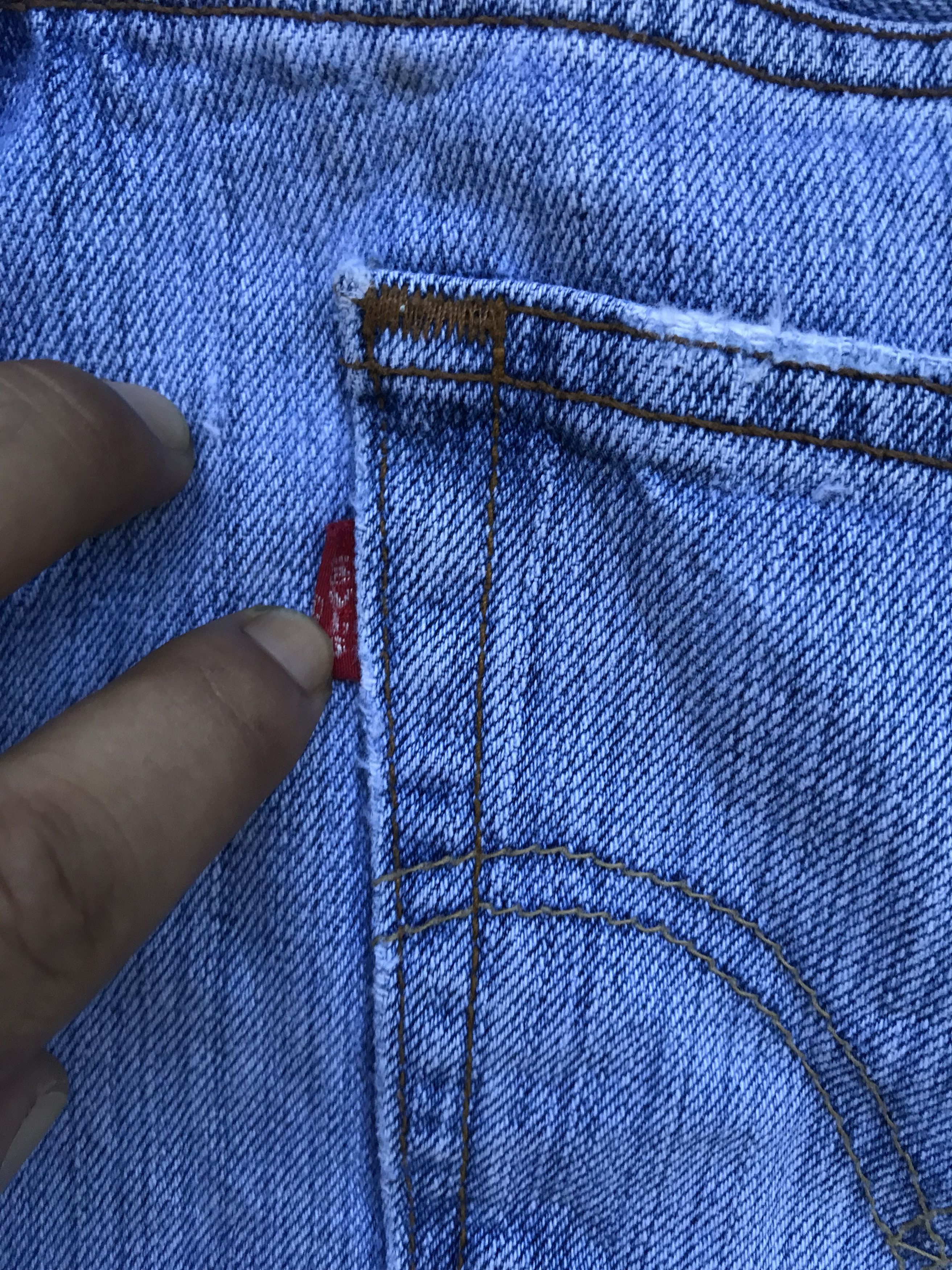 Levi's × Vintage VLEV50 - Levis 527 Boot Cut Kurt Cobain Distressed Jeans Size US 35 - 10 Thumbnail