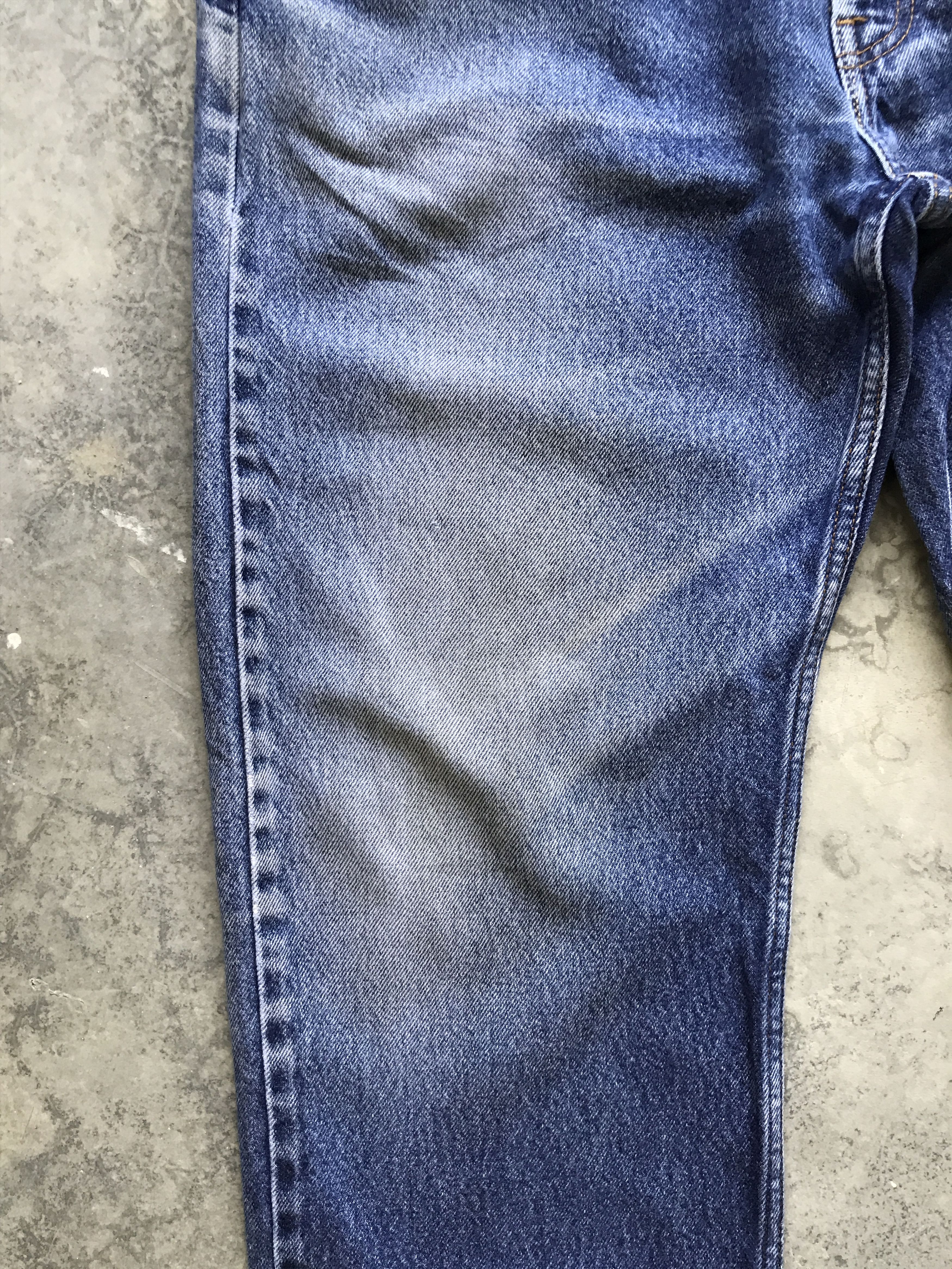 Levi's VLEV53 - Levis 505 Light Distressed Jeans Size US 37 - 4 Thumbnail
