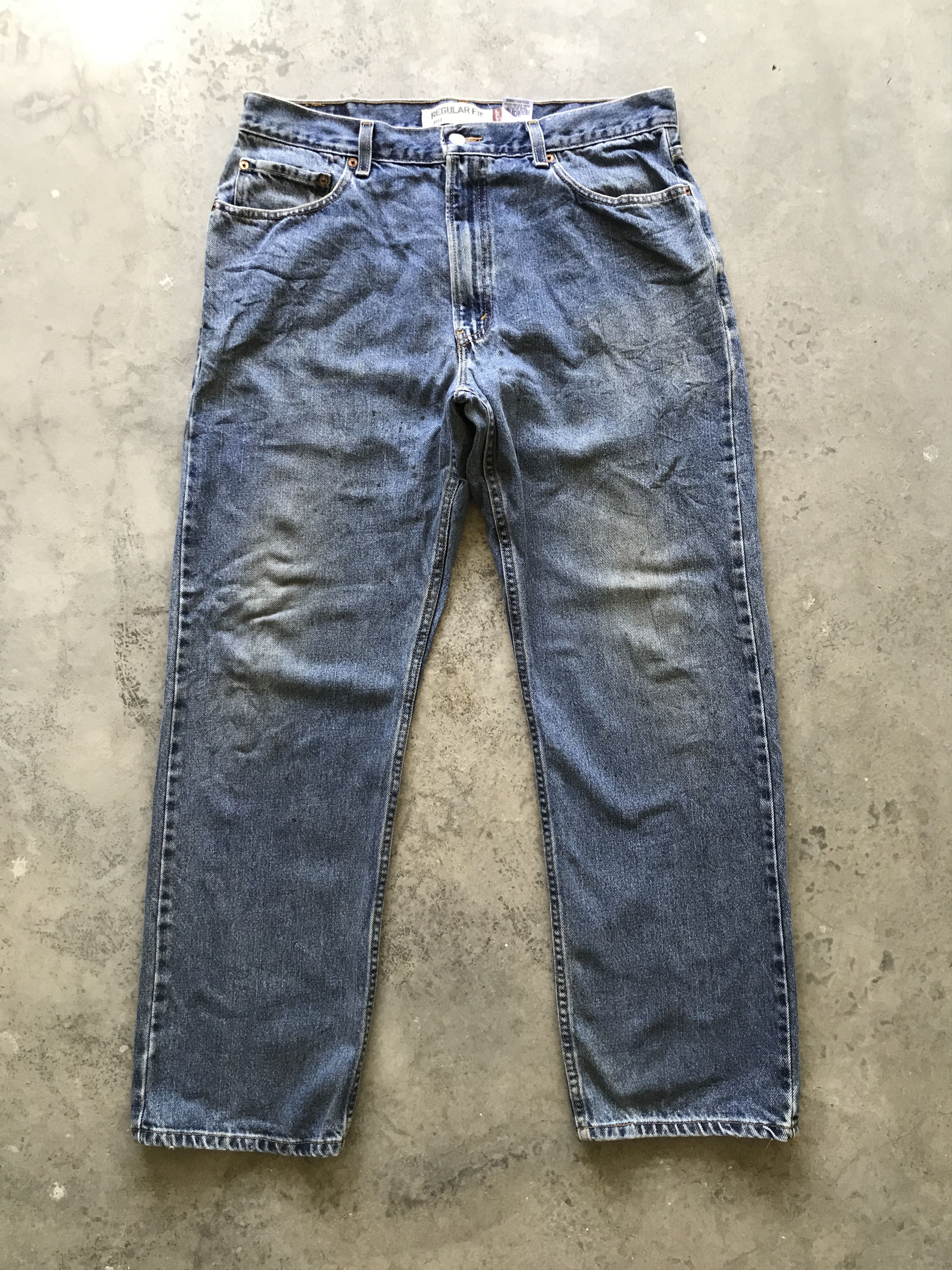 Levi's VLEV63 - Levis 505 Dirty Regular Jeans Size US 34 / EU 50 - 1 Thumbnail