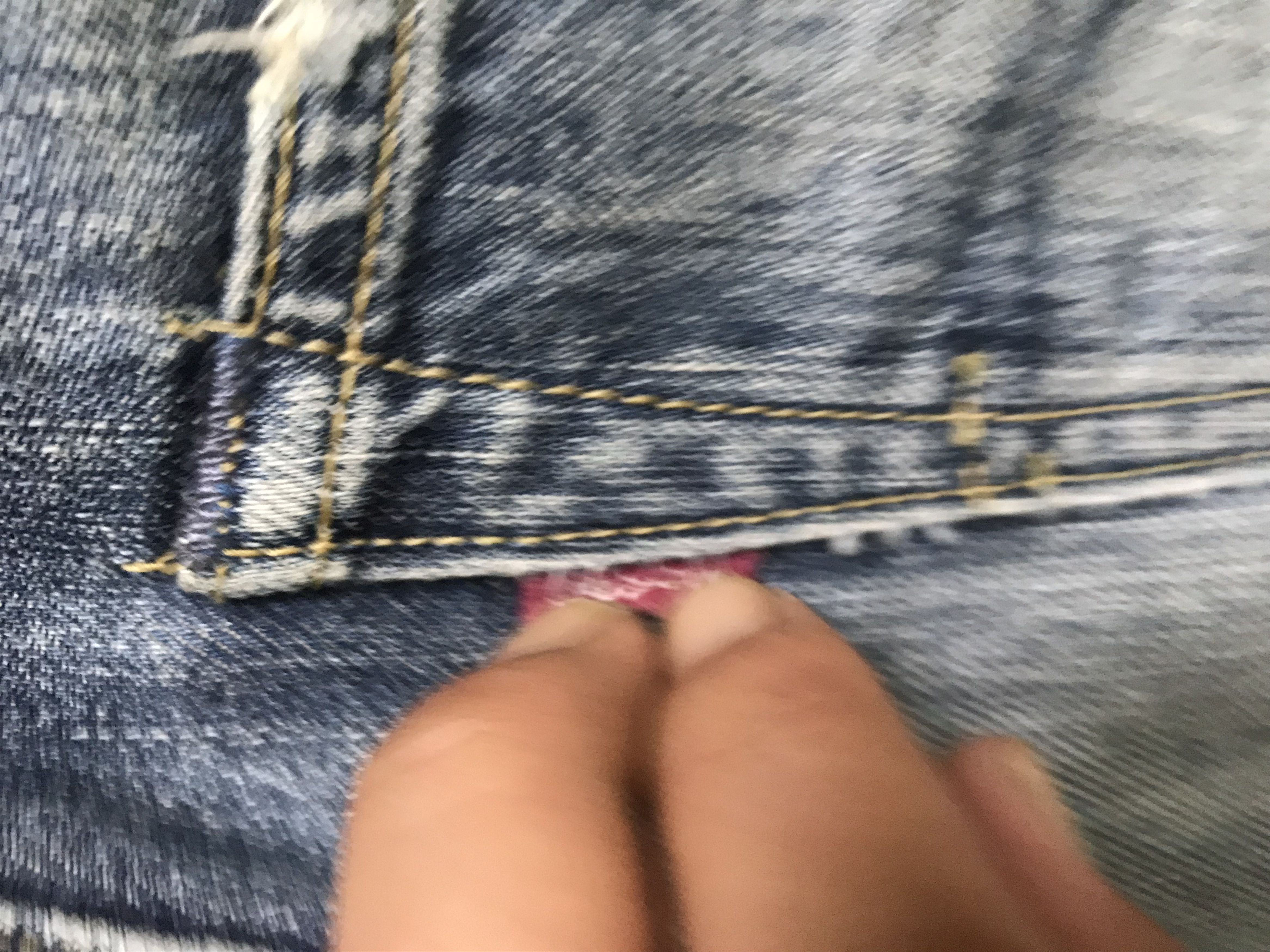 Levi's VLEV35 - Flare Levis 507 Distressed Denim Custom Military Size US 31 - 18 Thumbnail