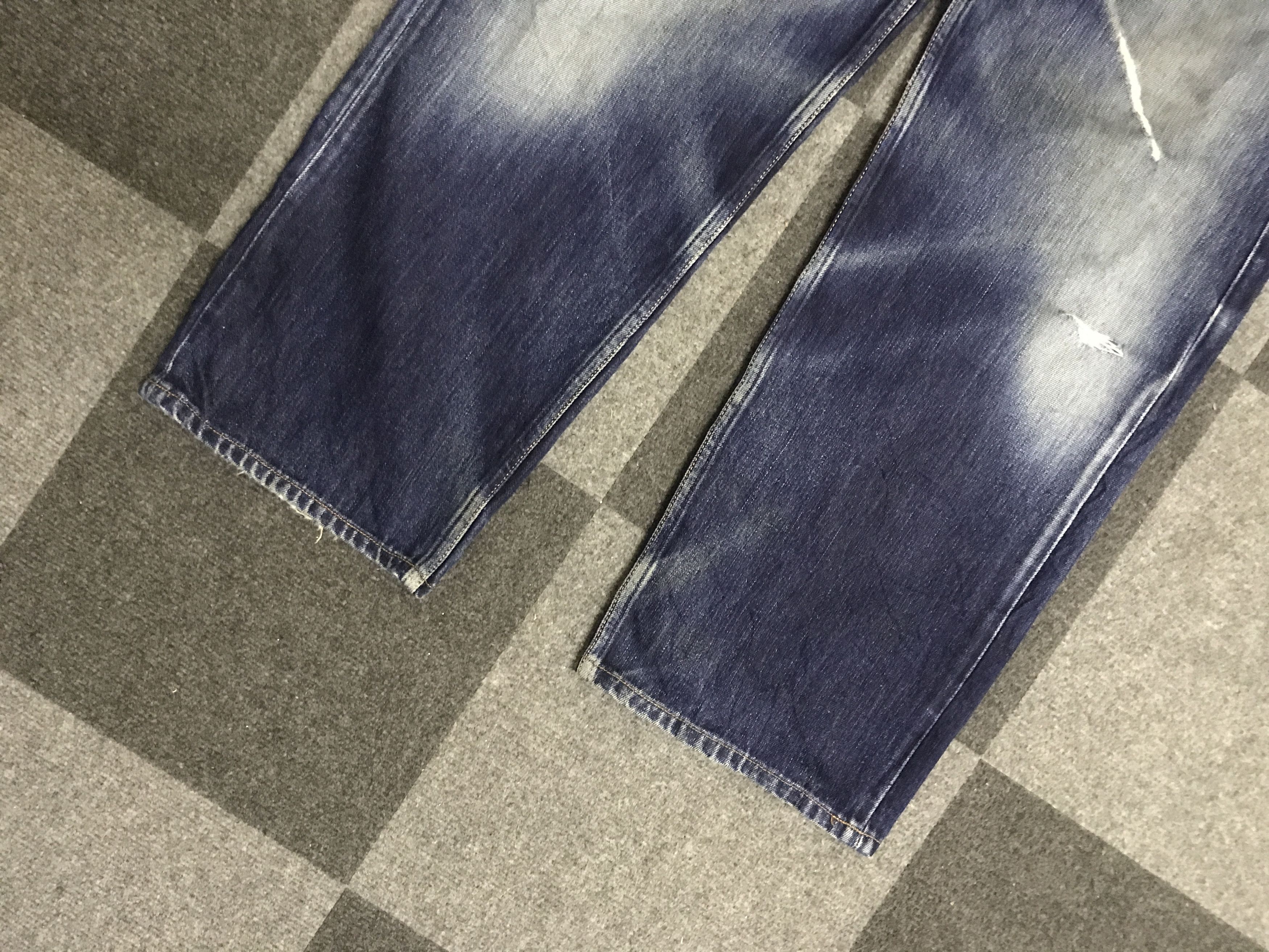 Levi's VLEV125-Levis 503 Blue wash Distressed Jeans Size US 35 - 4 Thumbnail