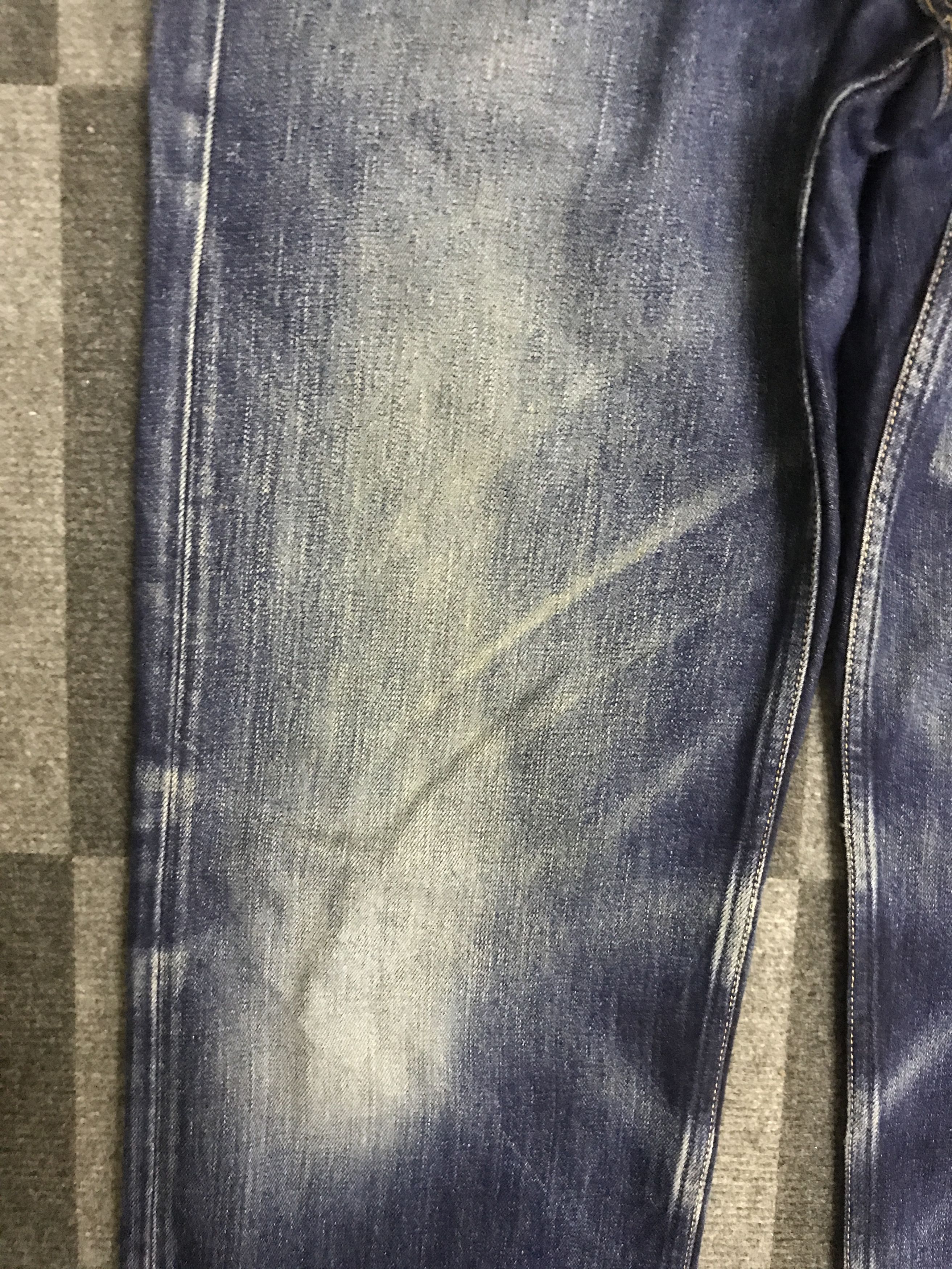 Levi's VLEV125-Levis 503 Blue wash Distressed Jeans Size US 35 - 6 Thumbnail