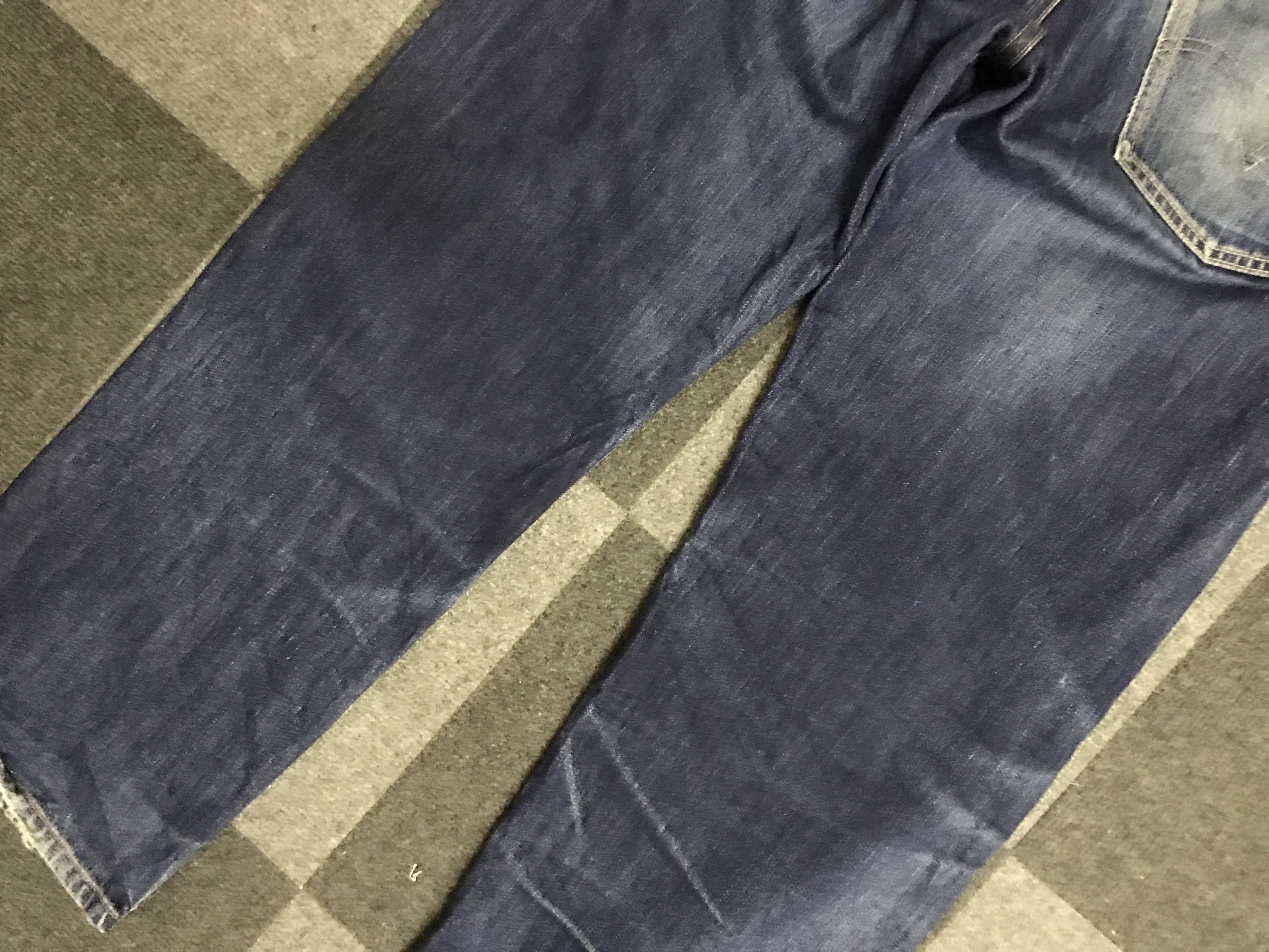 Levi's VLEV125-Levis 503 Blue wash Distressed Jeans Size US 35 - 12 Thumbnail