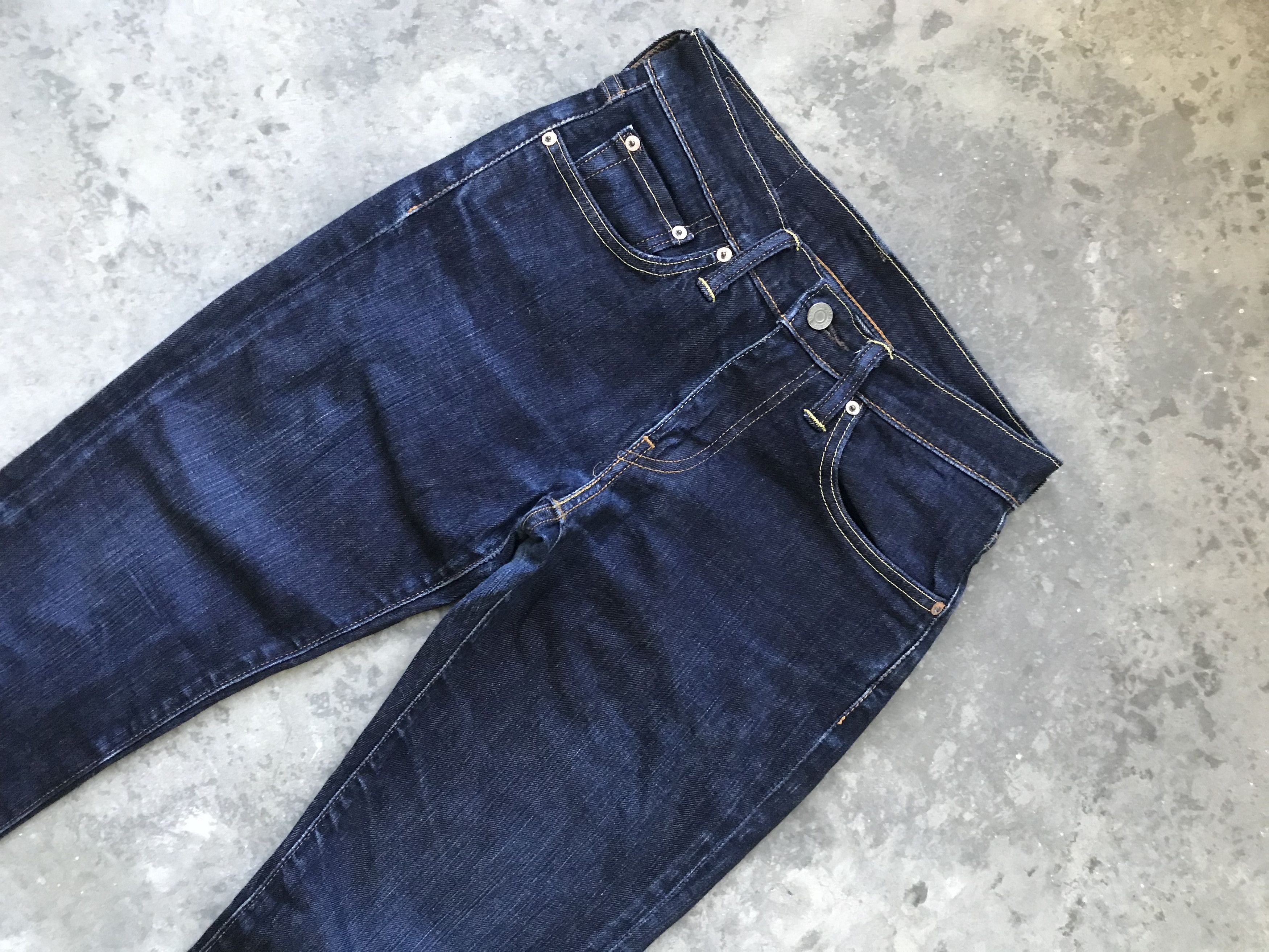 Levi's × Levi's Vintage Clothing VLEV48 - Levis 511 Dark Blue Skinny Jeans Size US 27 - 2 Thumbnail