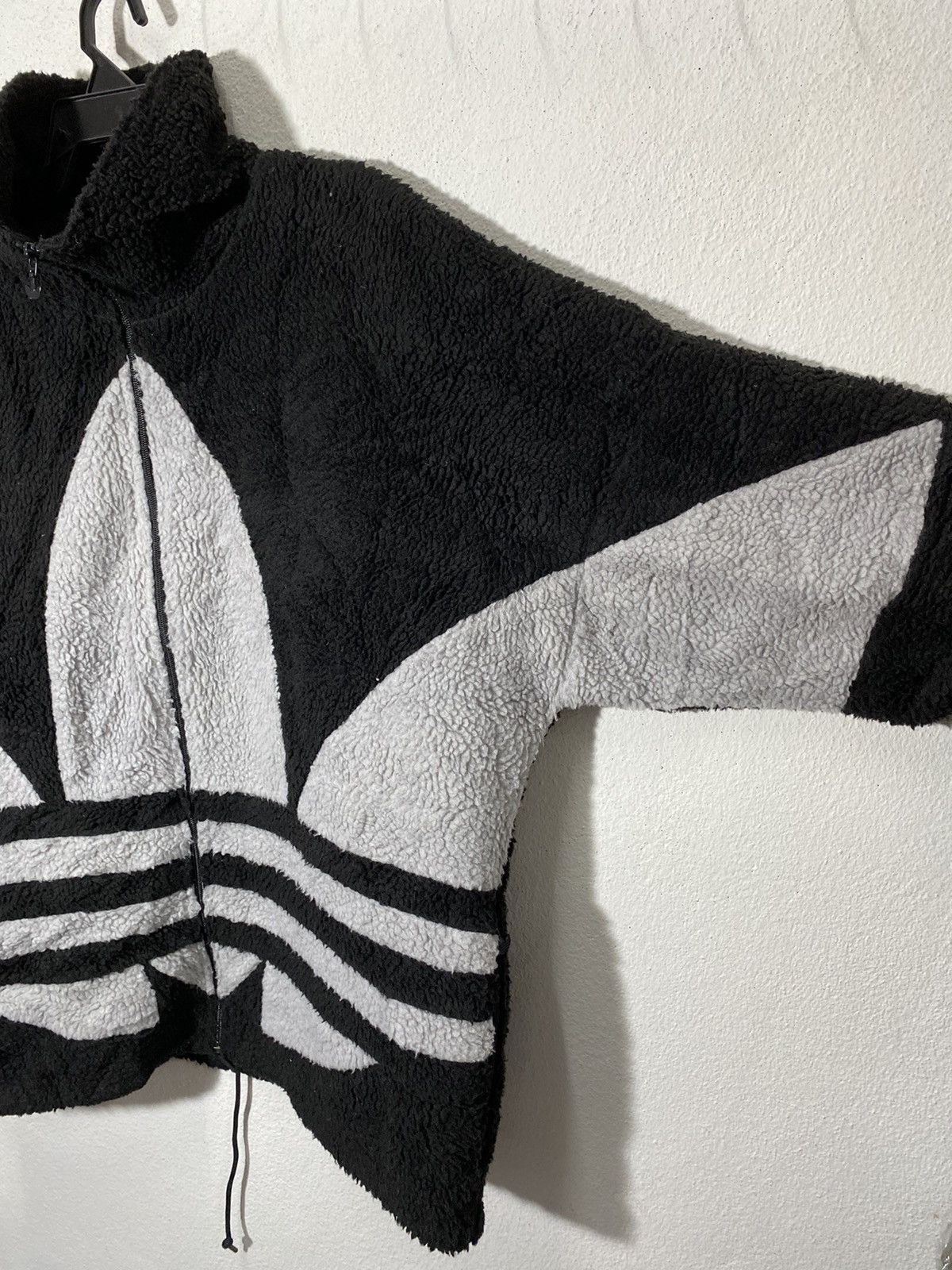 Adidas × Japanese Brand adidas trefoil sherpa big logo jacket Size US XXL / EU 58 / 5 - 6 Thumbnail