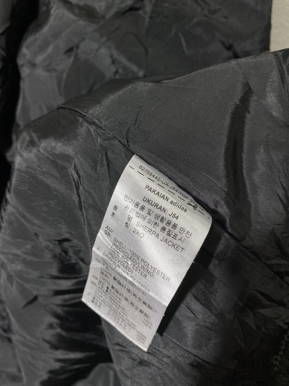 Adidas × Japanese Brand adidas trefoil sherpa big logo jacket Size US XXL / EU 58 / 5 - 12 Thumbnail
