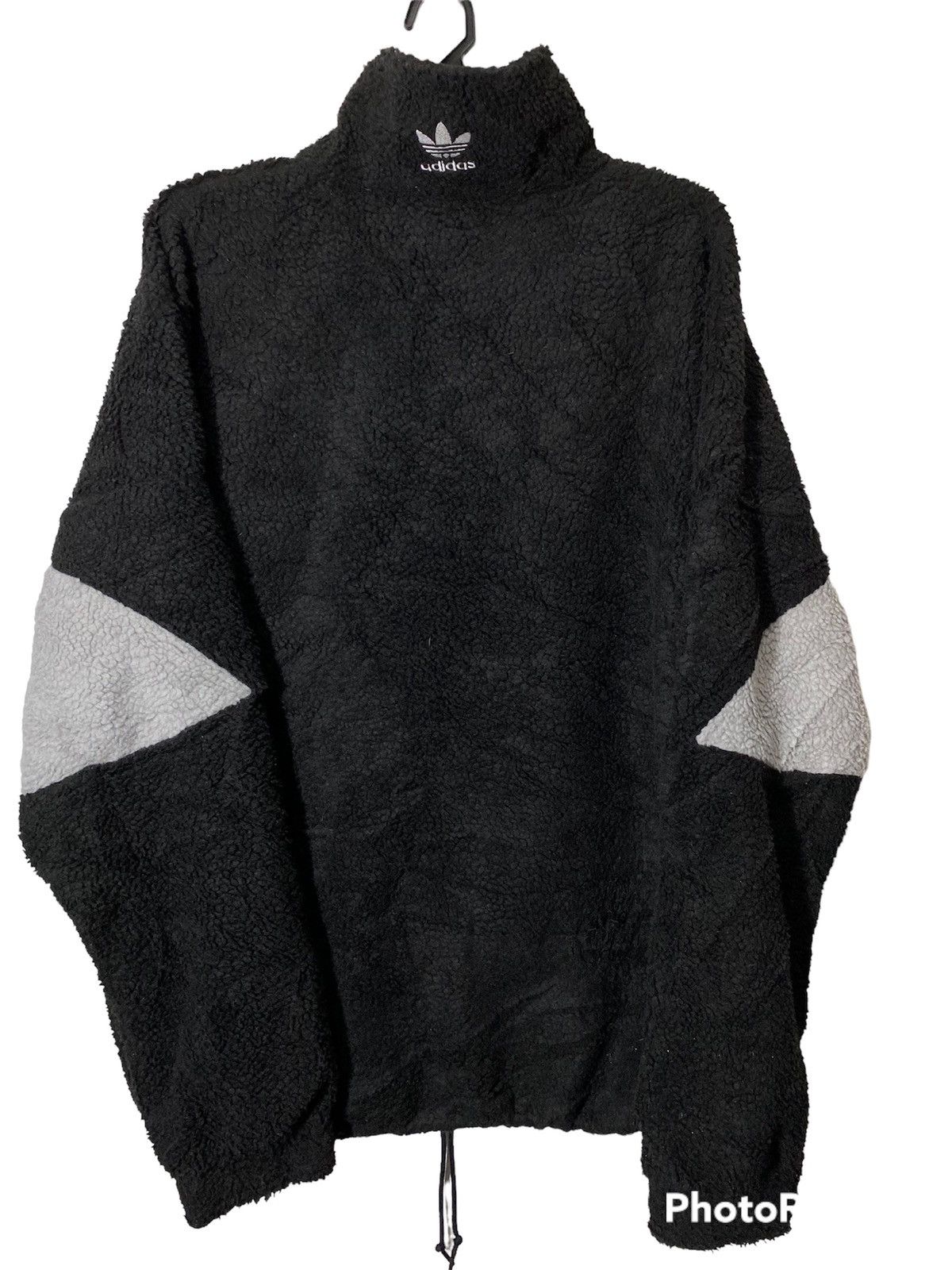 Adidas × Japanese Brand adidas trefoil sherpa big logo jacket Size US XXL / EU 58 / 5 - 2 Thumbnail