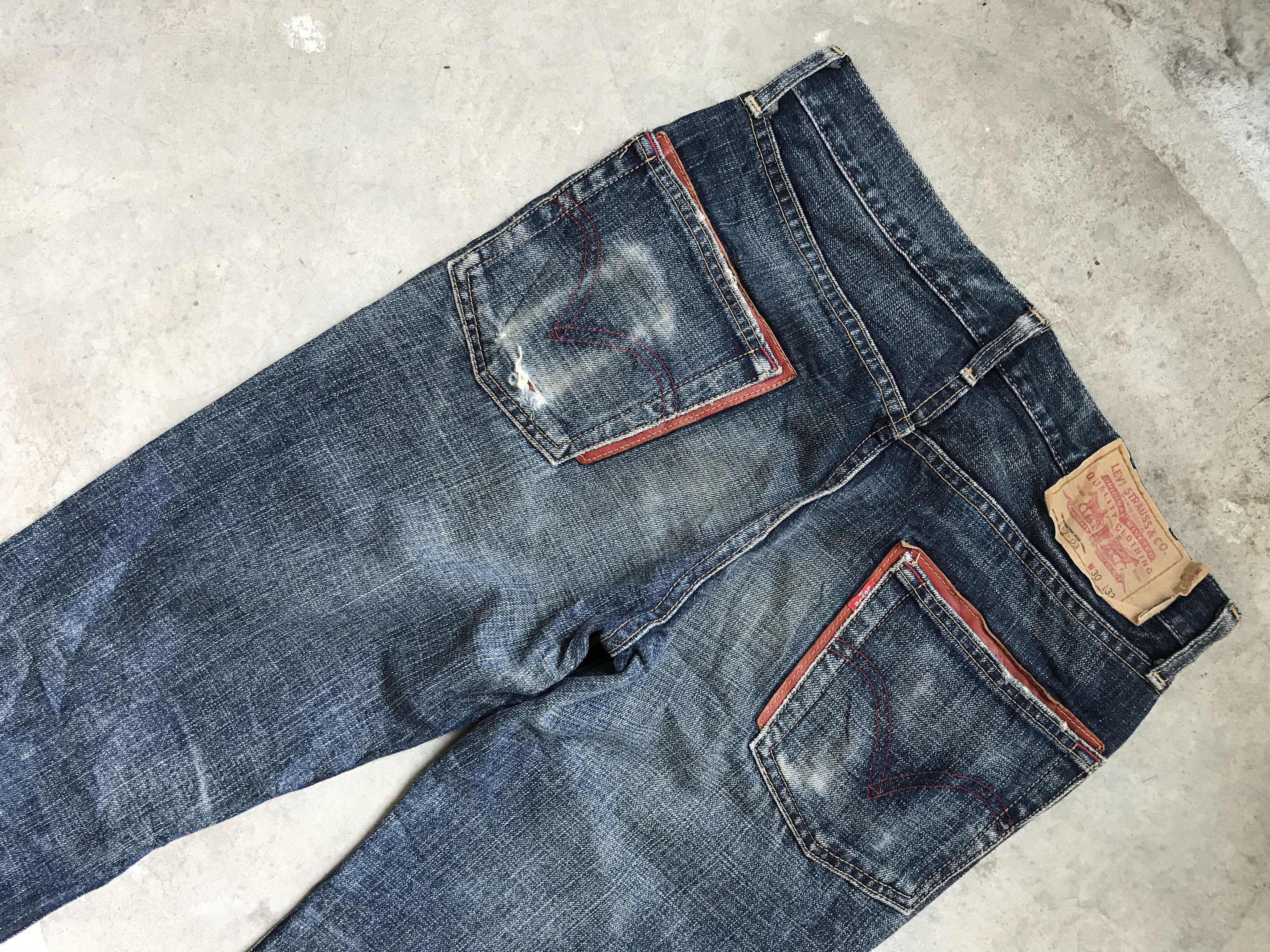Levi's VLEV40 - Vtg Levis 517 Kurt Cobain Distressed Denim Size US 30 / EU 46 - 11 Thumbnail