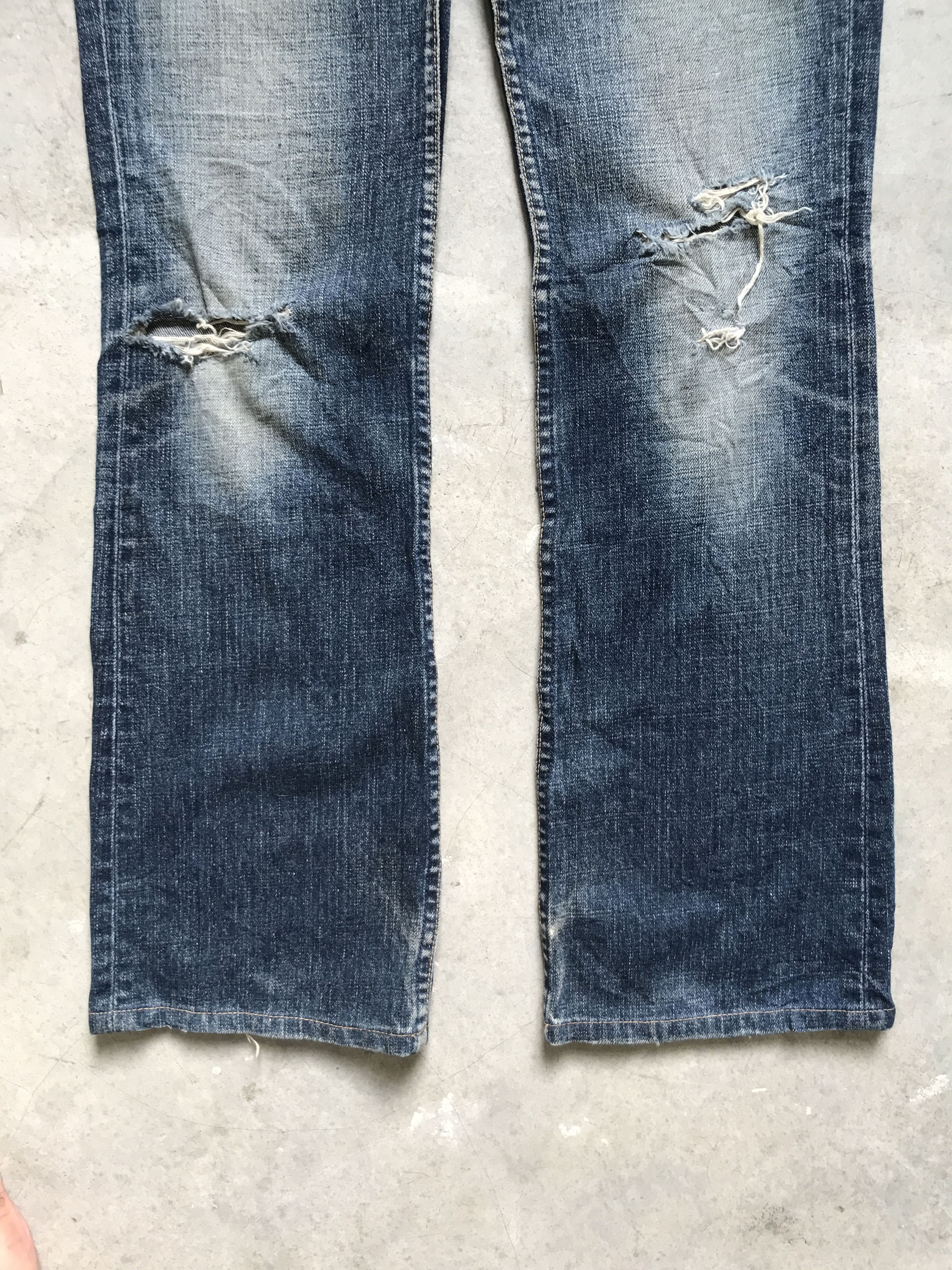 Levi's VLEV40 - Vtg Levis 517 Kurt Cobain Distressed Denim Size US 30 / EU 46 - 6 Thumbnail