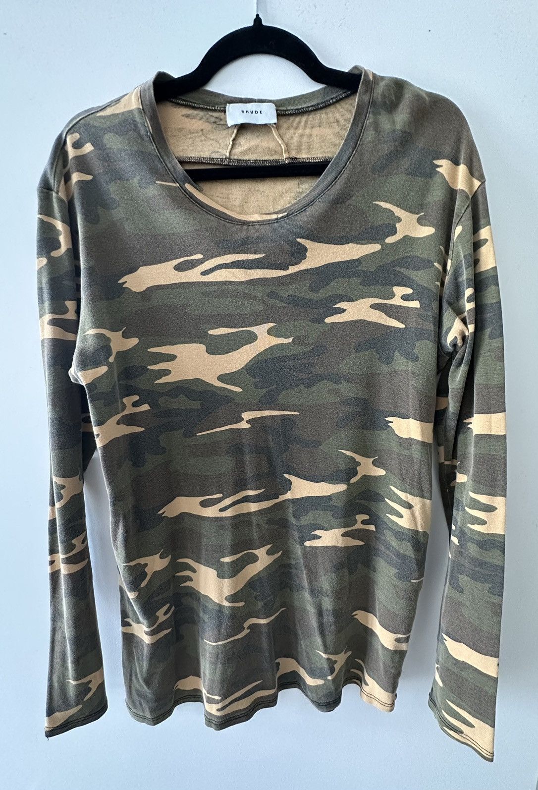 Rhude Long Sleeved Camouflage T-Shirt Size US S / EU 44-46 / 1 - 4 Thumbnail