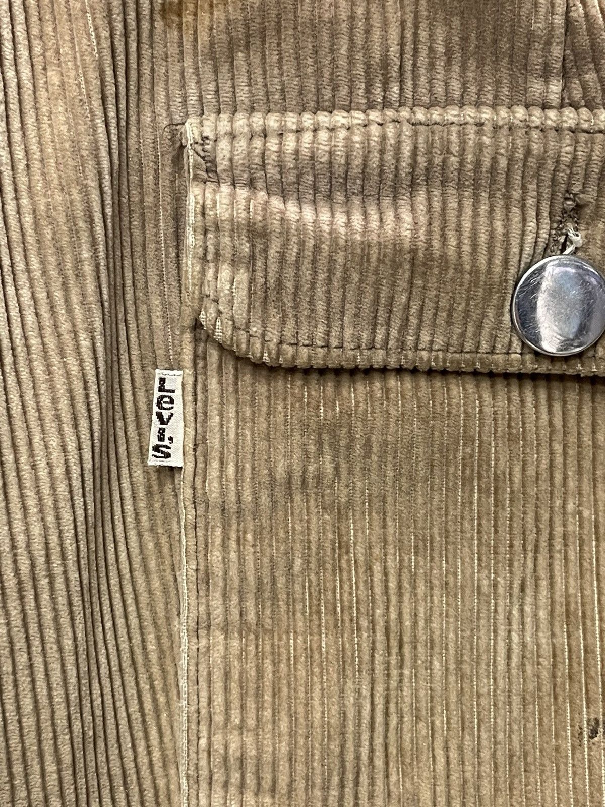 Levi's × Vintage Vintage 70s Levi’s Corduroy Talon Zipper Pant With Belt Size US 36 / EU 52 - 13 Thumbnail