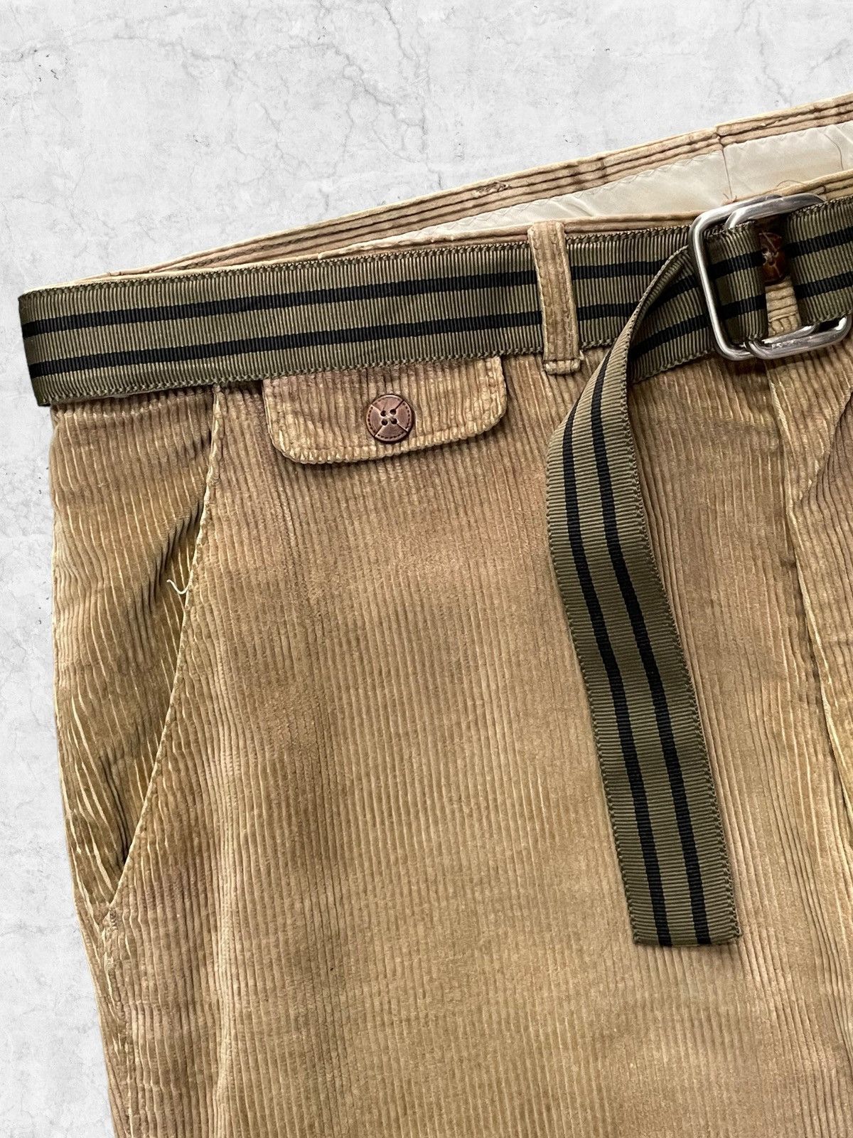 Levi's × Vintage Vintage 70s Levi’s Corduroy Talon Zipper Pant With Belt Size US 36 / EU 52 - 6 Thumbnail