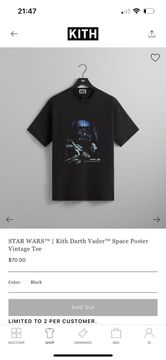 Kith x Star Wars Japanese Poster Vintage Tee Black Ph
